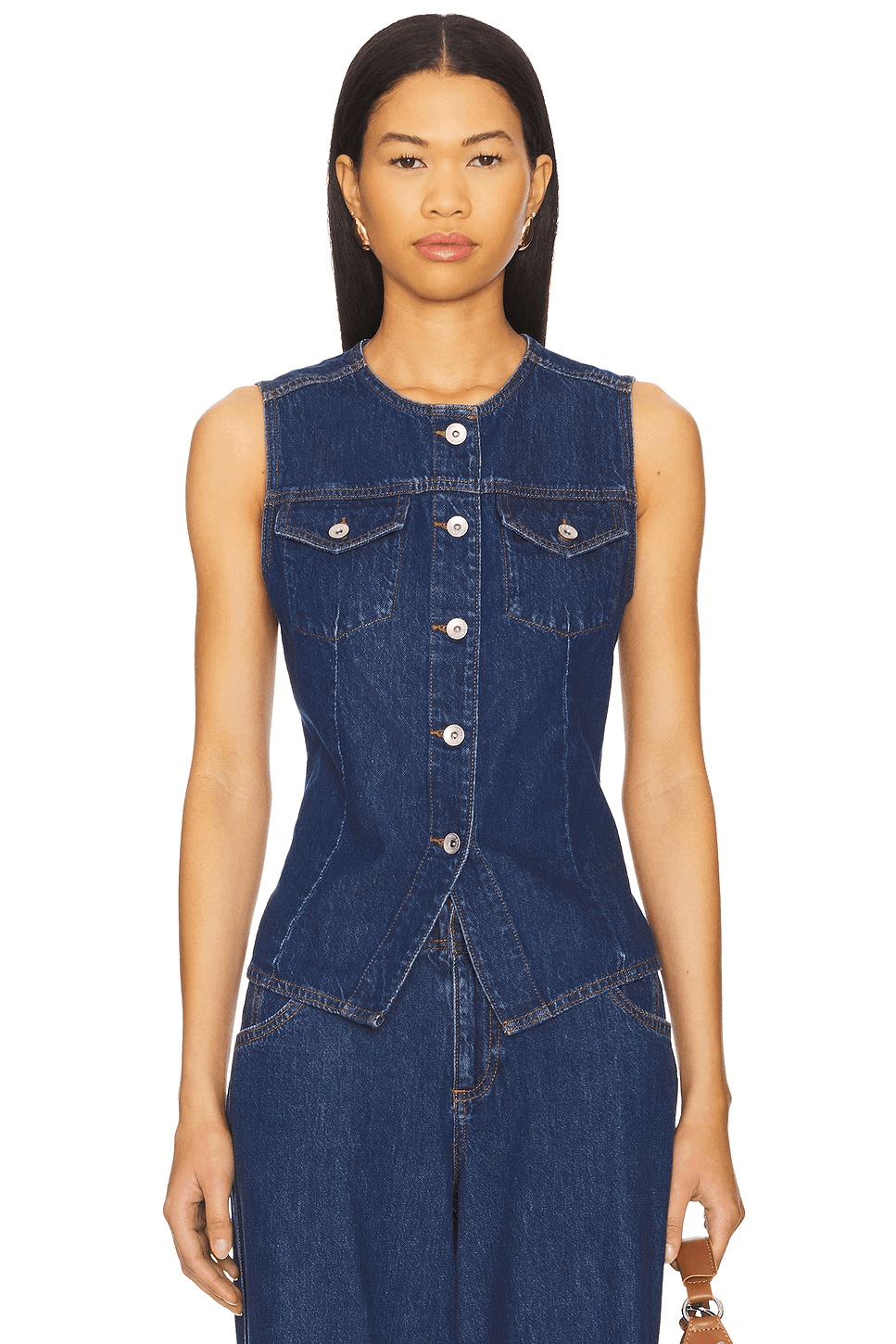 Maritime Denim Vest - Image 1