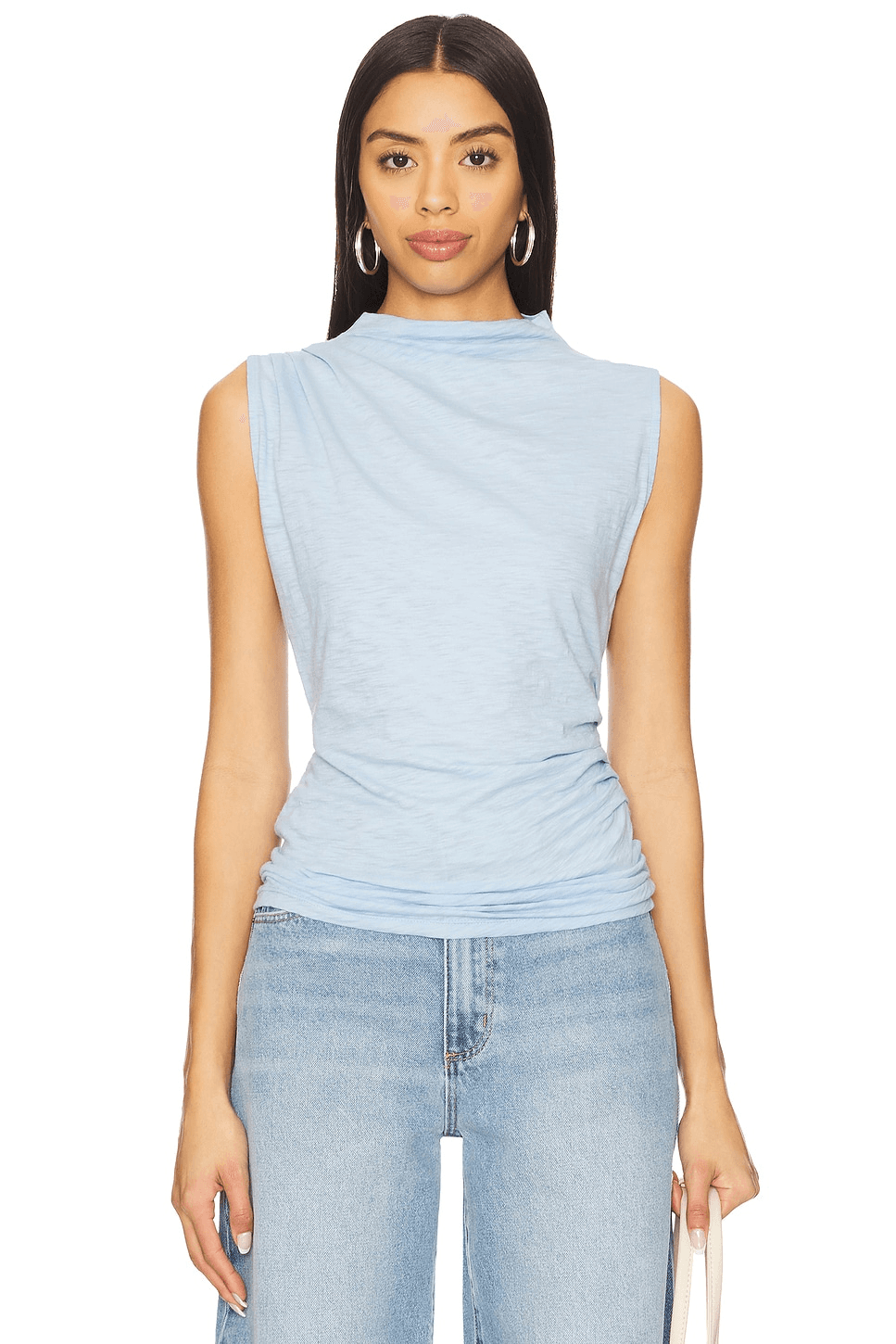 Sleeveless Draped Top - Image 1