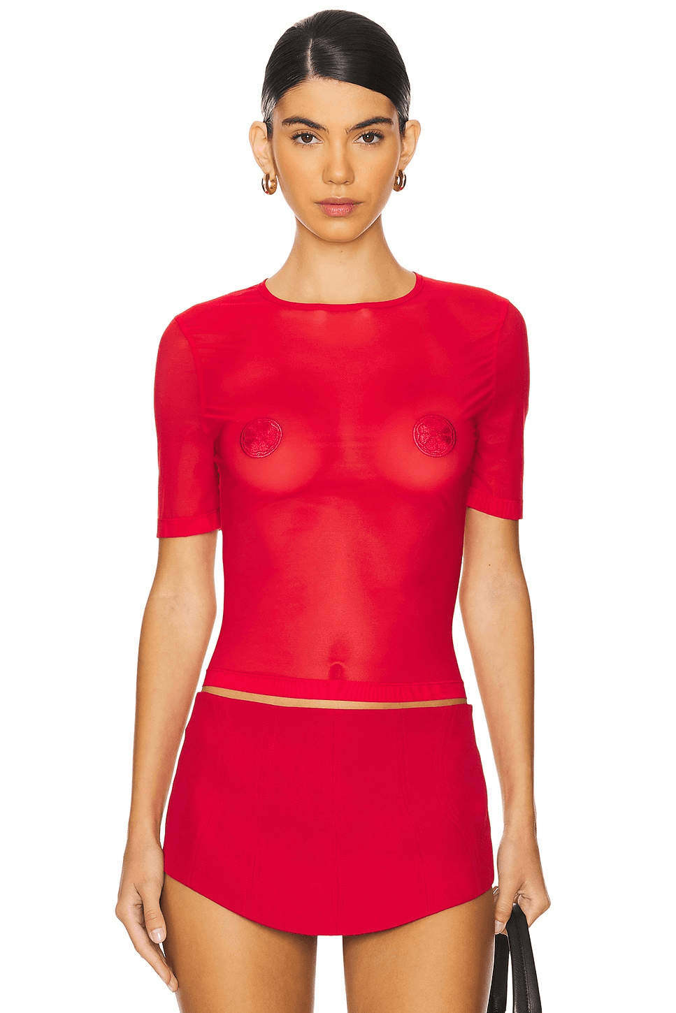 T-shirt With Embroidery Logo - Image 1