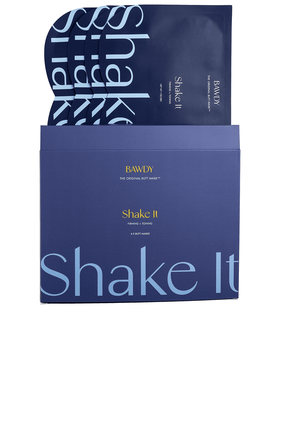 Shake It Butt Sheet Mask 4 Pack - Image 1