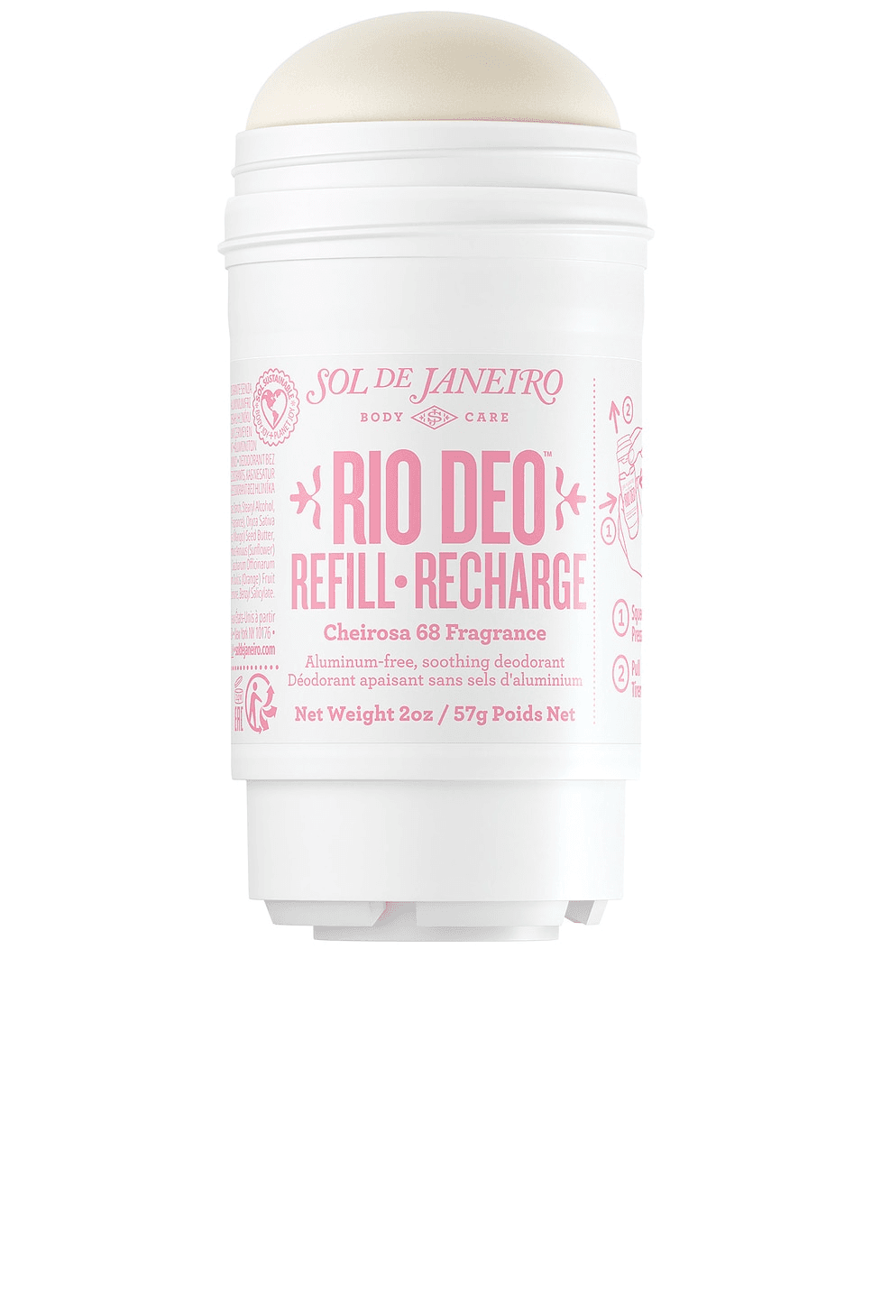Rio Deo Aluminum-free Deodorant Cheirosa 68 Refill - Image 1