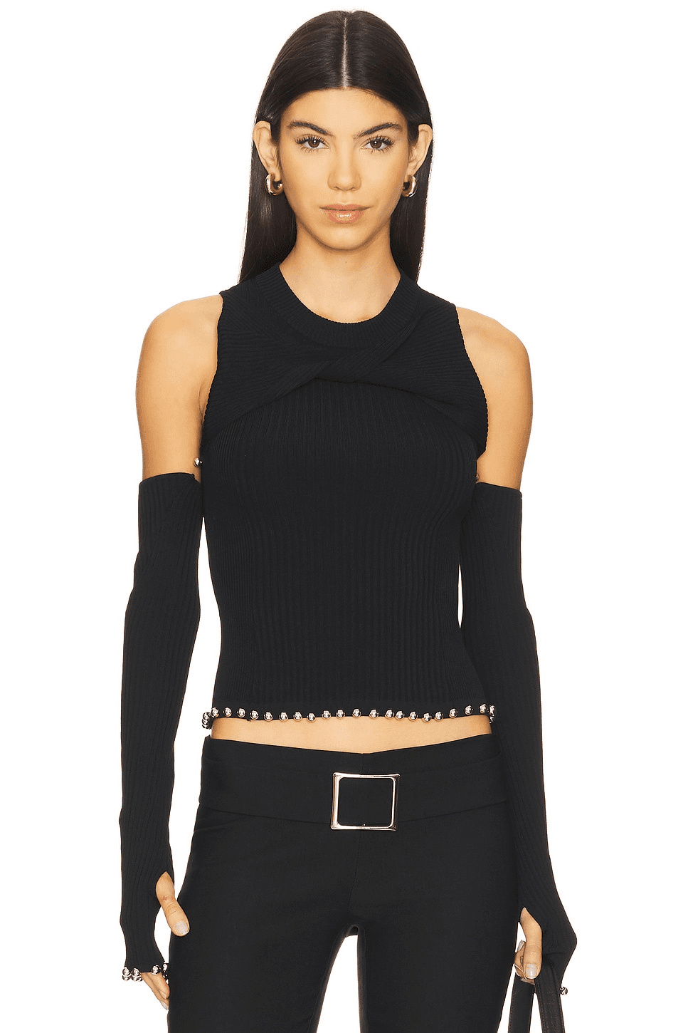 Twist Front Knit Top - Image 1