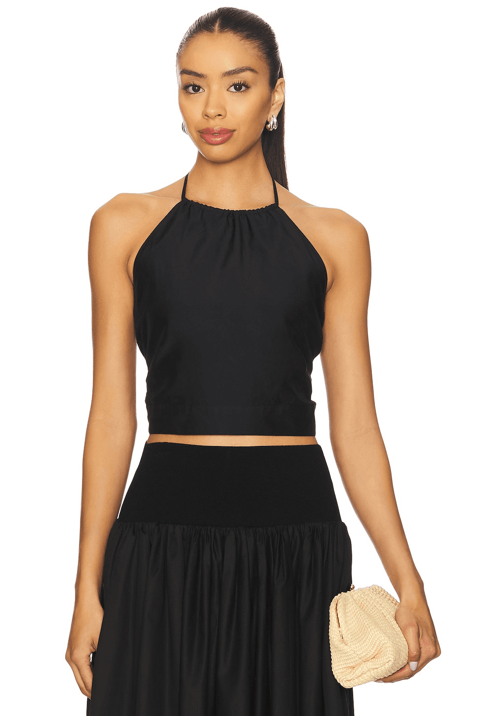 Solid Silk Top - Image 1