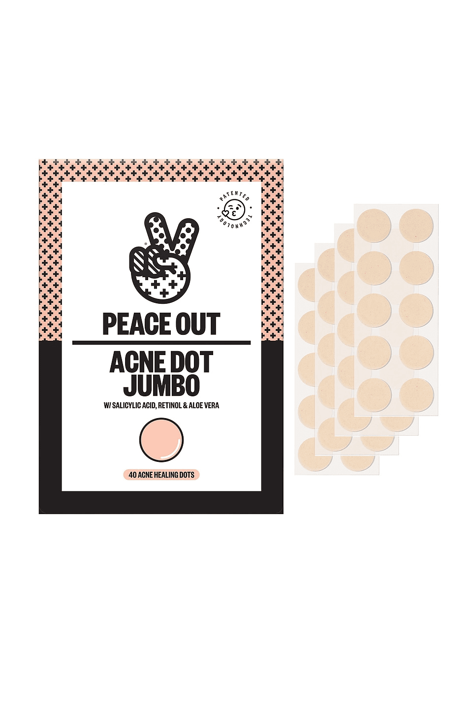 Salicylic Acid Acne Healing Dots Jumbo 40 Dots - Image 1