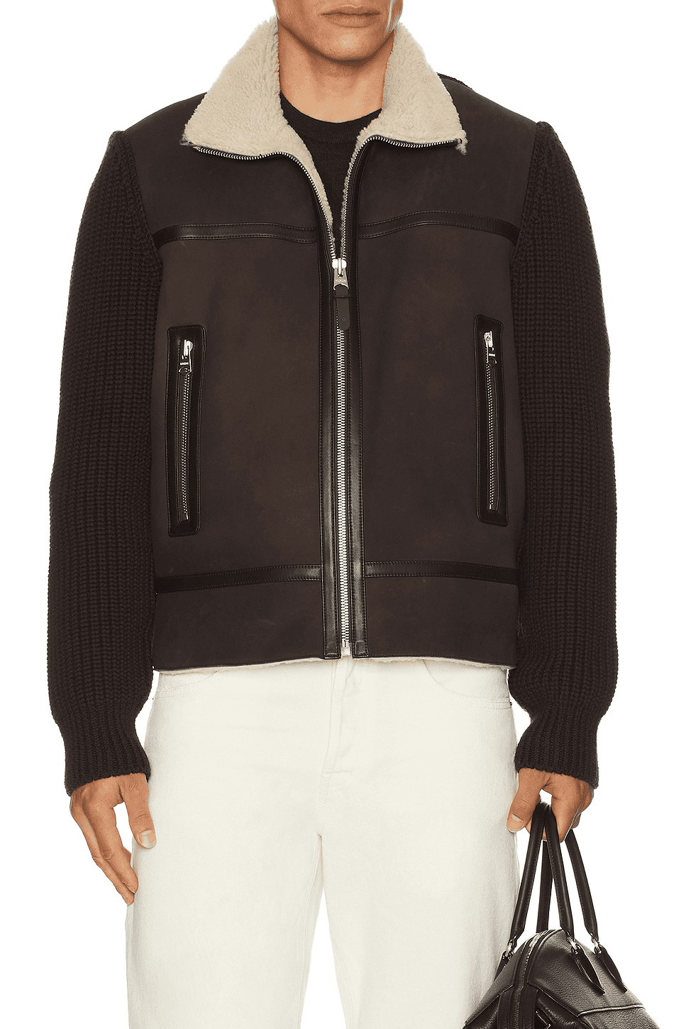 Jonathan Suede Full Zip Jacket - Image 1