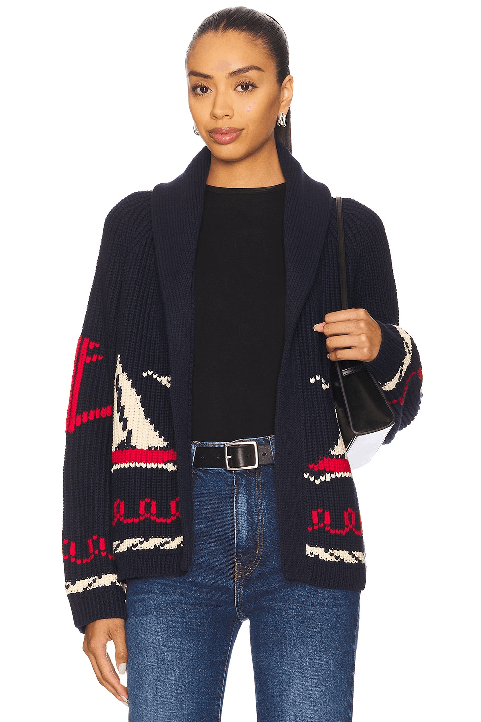 Sailboat Lodge Cardigan - Image 1