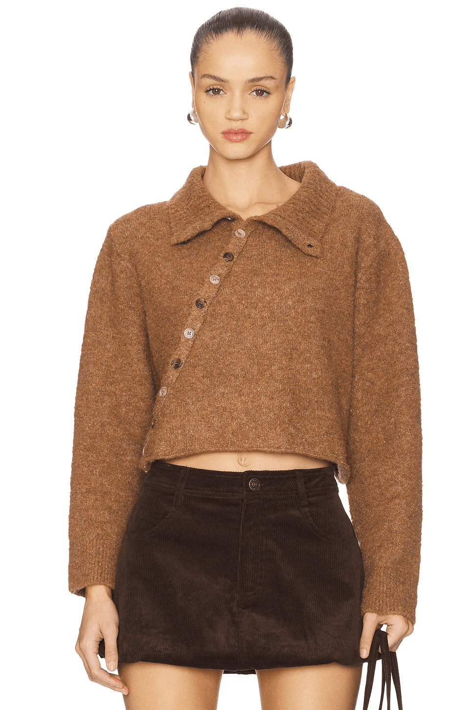 Button Way Knit Cardigan - Image 1