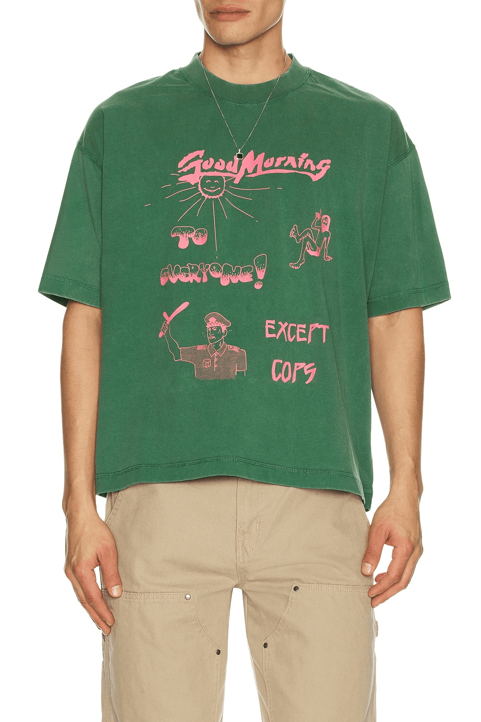 Good Morning Cops Vintage Tee - Image 1