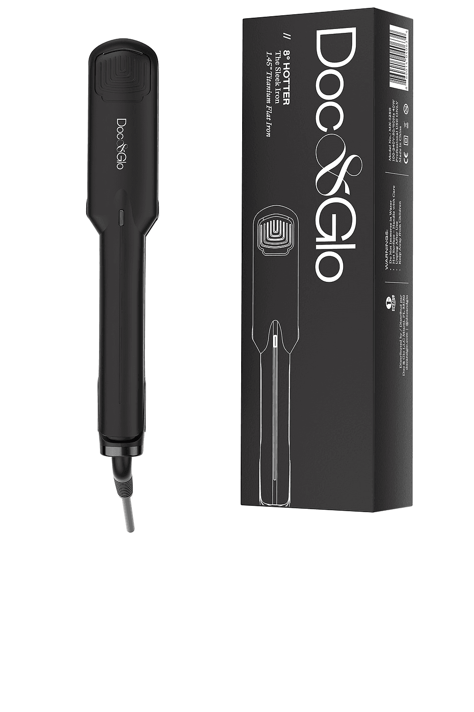 Large 8 Hotter: The Sleek Iron 1.45" Titanium Plates - Image 1