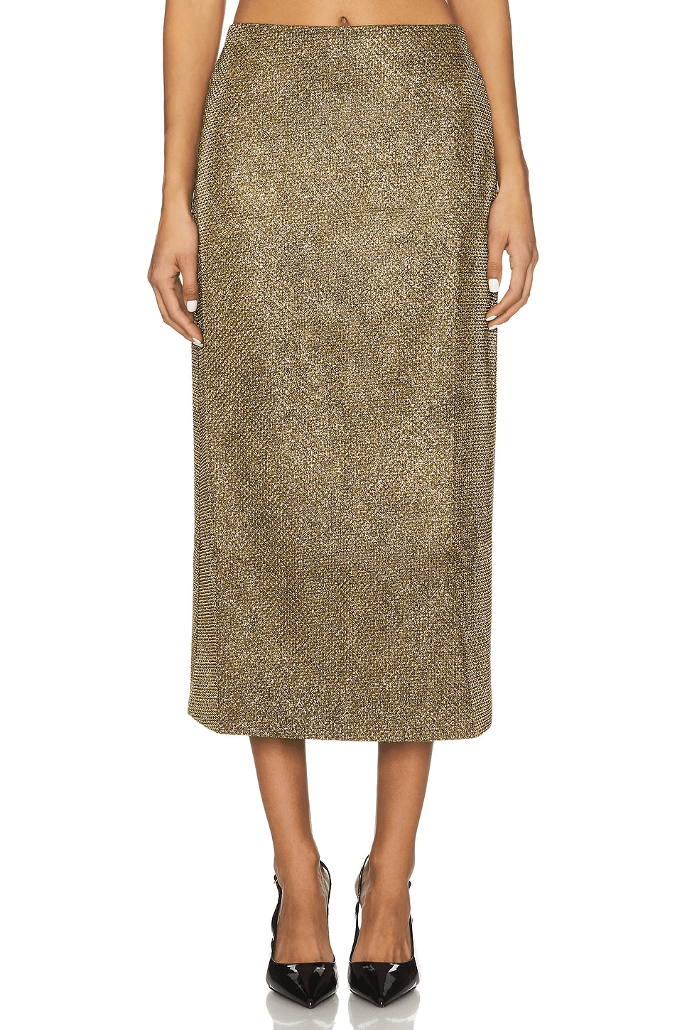 Weave Midi Skirt - Image 1