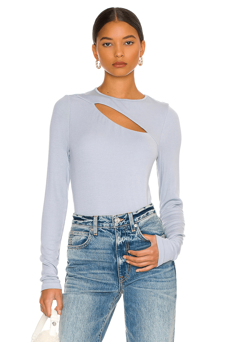 Verge Peek A Boo Long Sleeve Top - Image 1