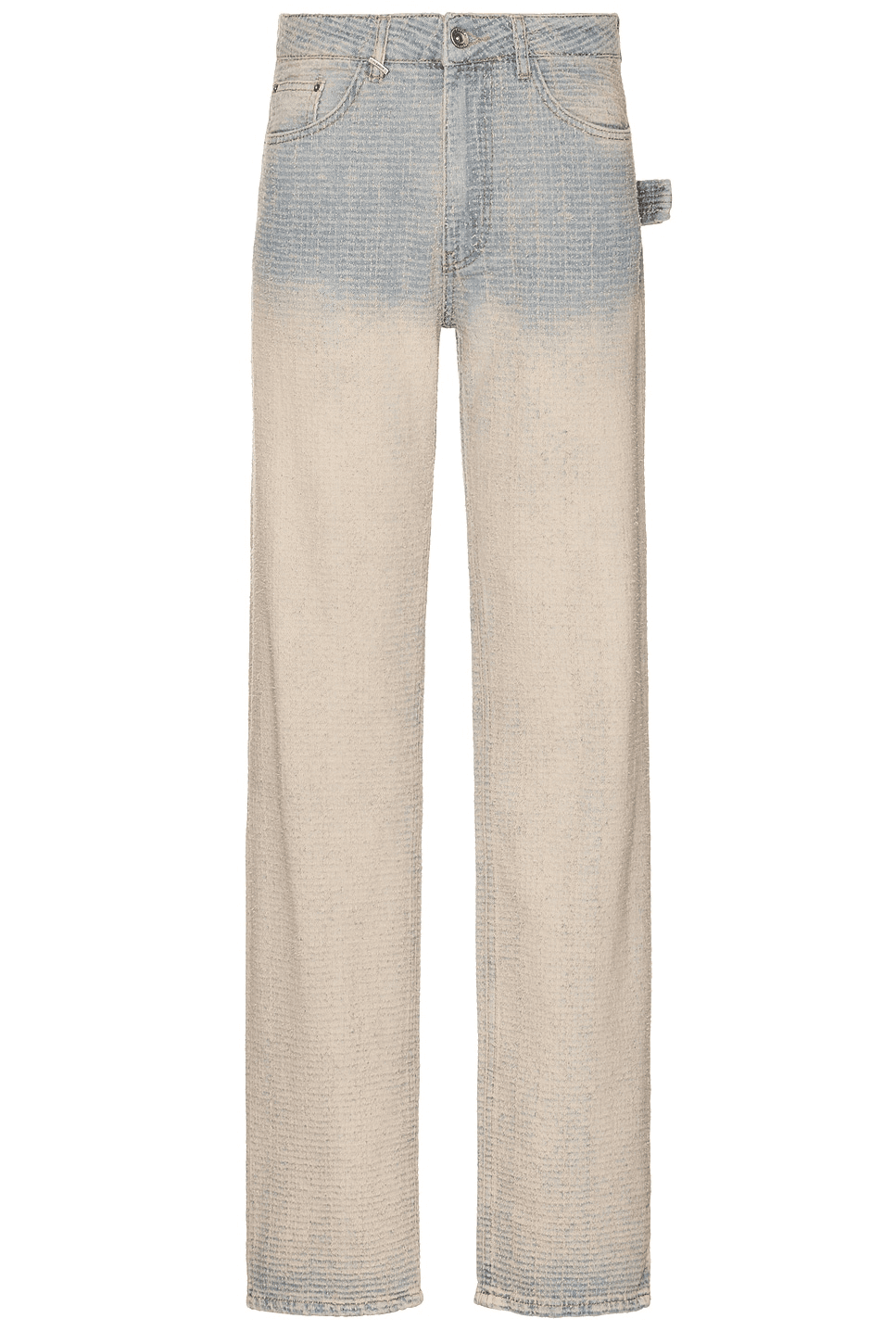 Faded Tweed Denim Jeans - Image 1