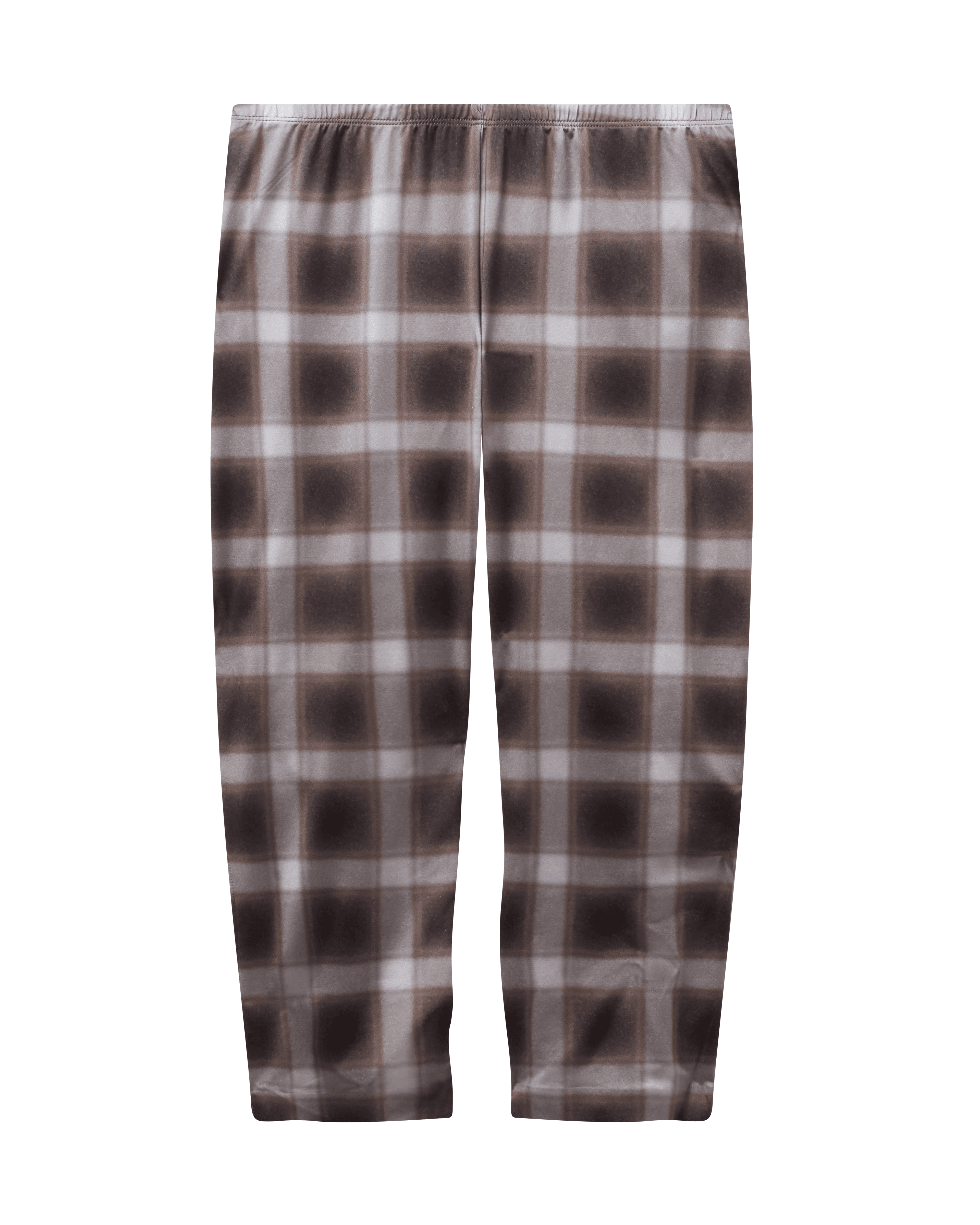 TARTAN CAPRI PANTS - Image 1