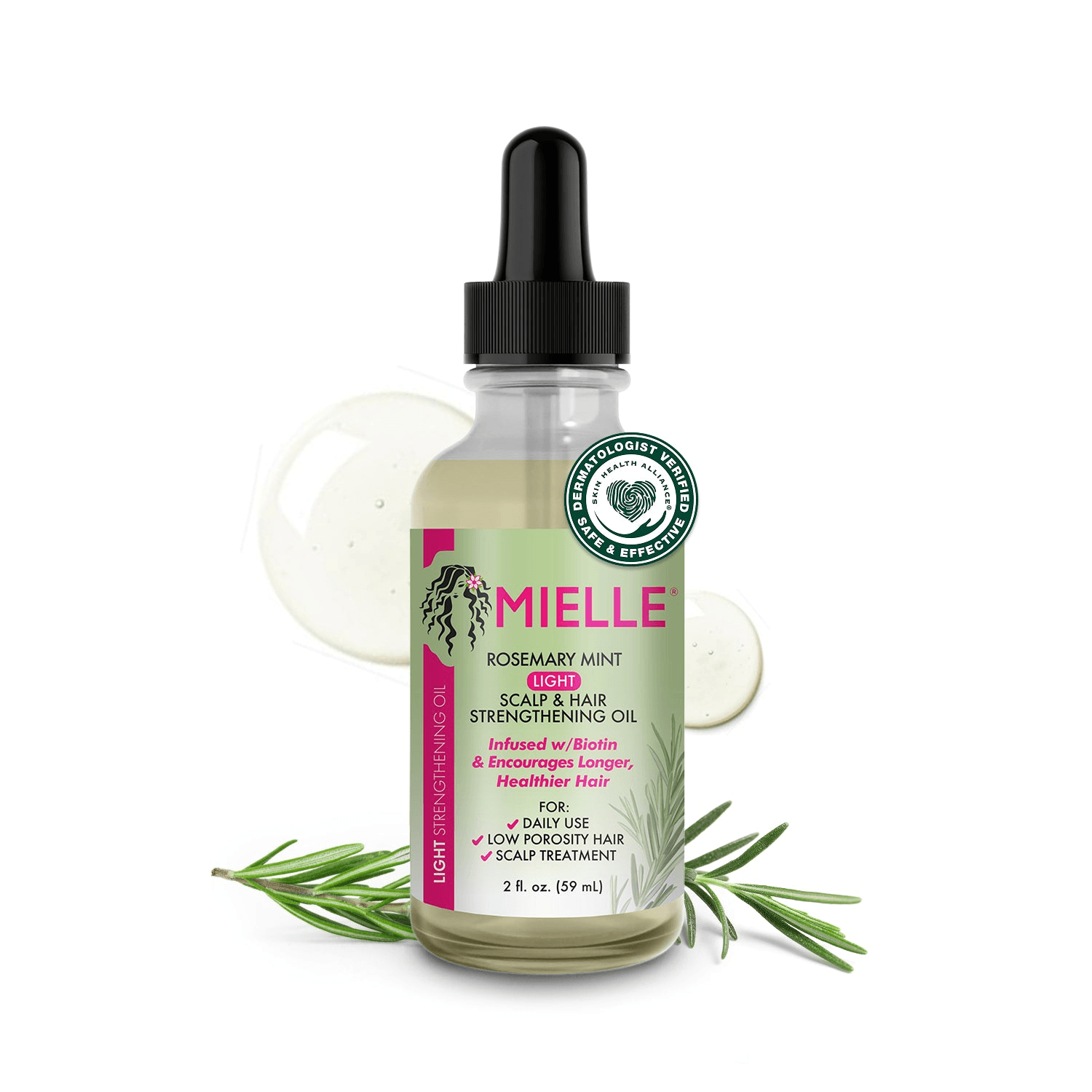 Rosemary Mint Light Scalp & Hair Strengthening Oil - Image 1