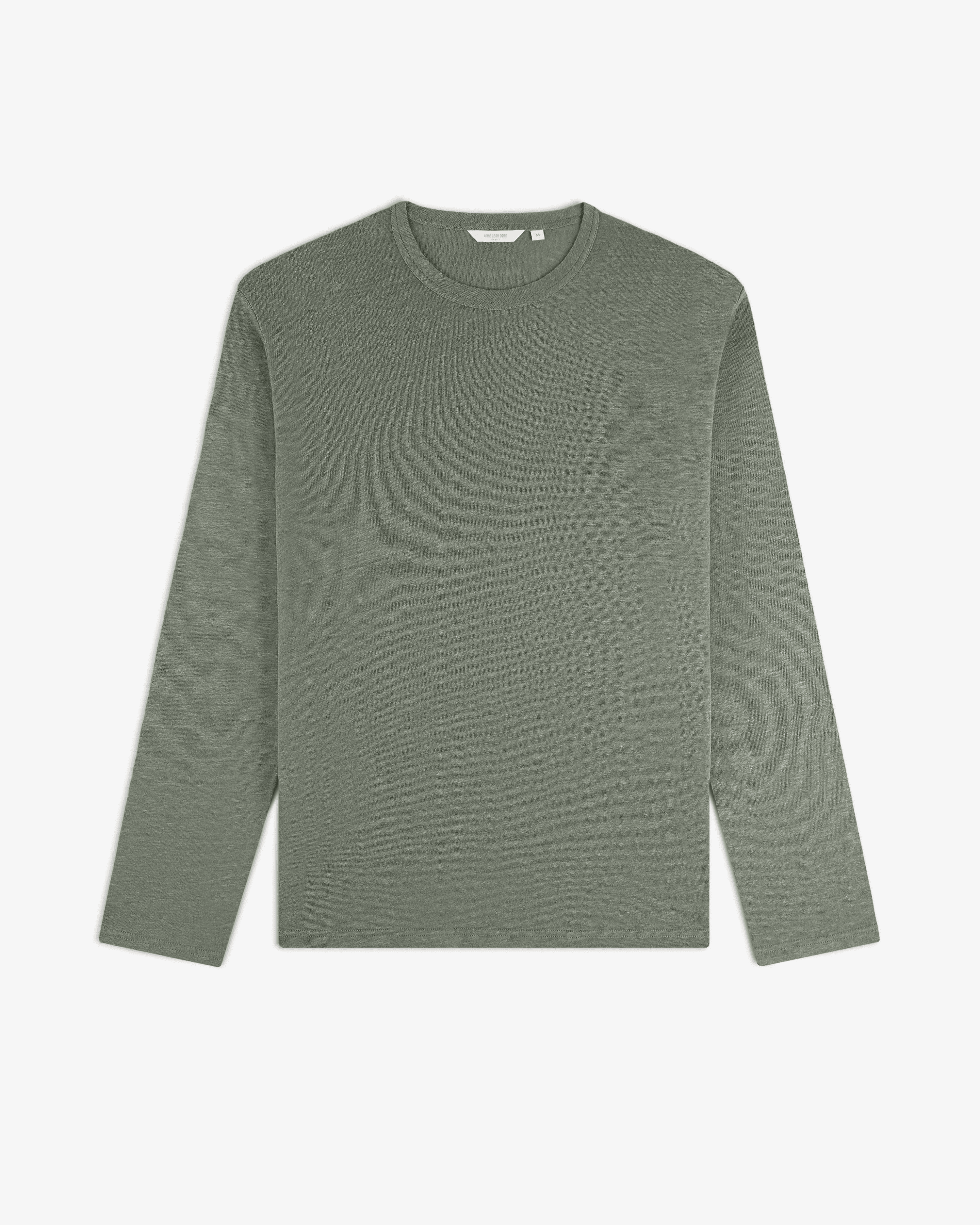 Long-Sleeve Linen Tee - Image 1