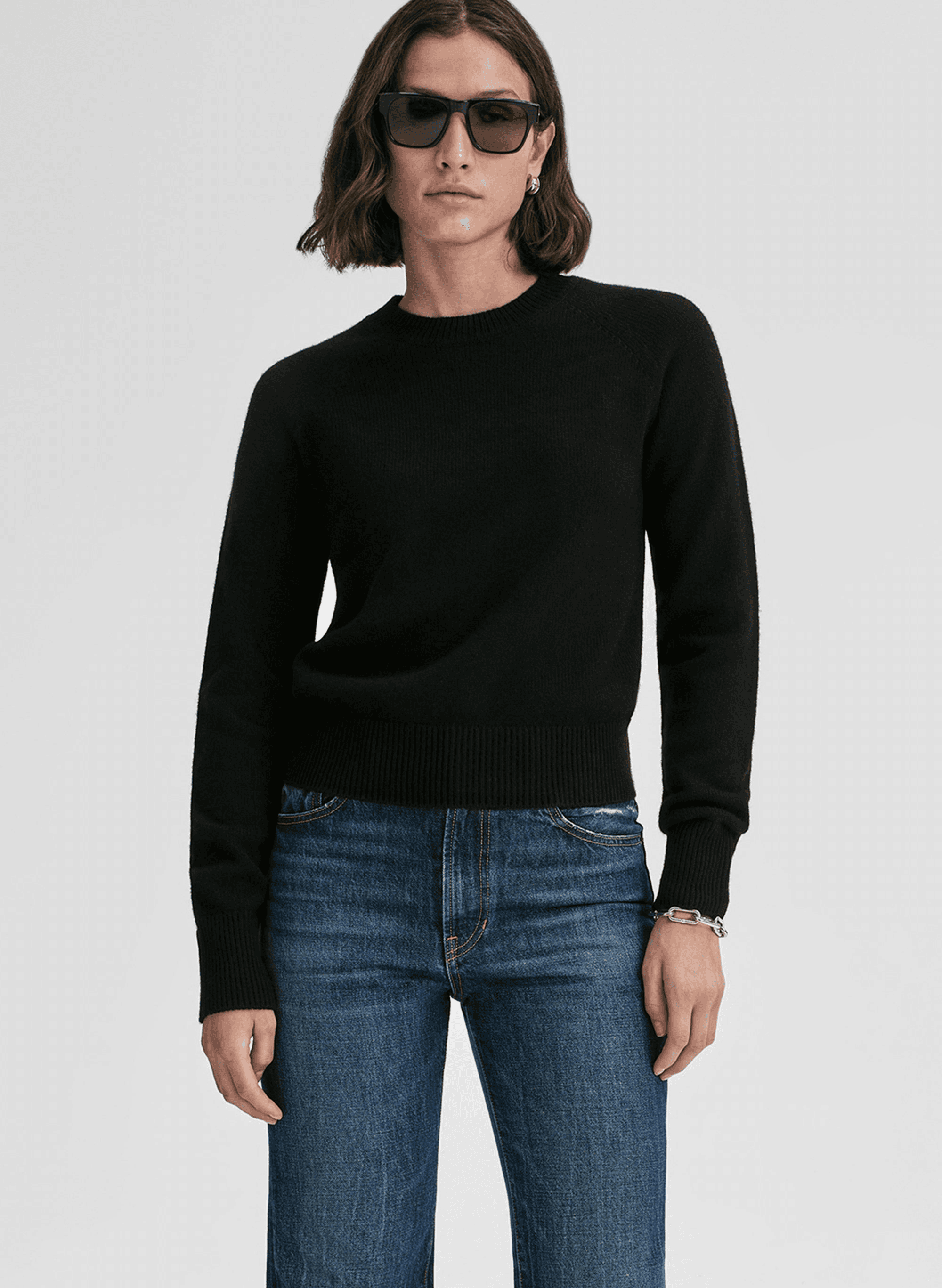 Ashtyn Cashmere Crew Neck Sweater - Image 1