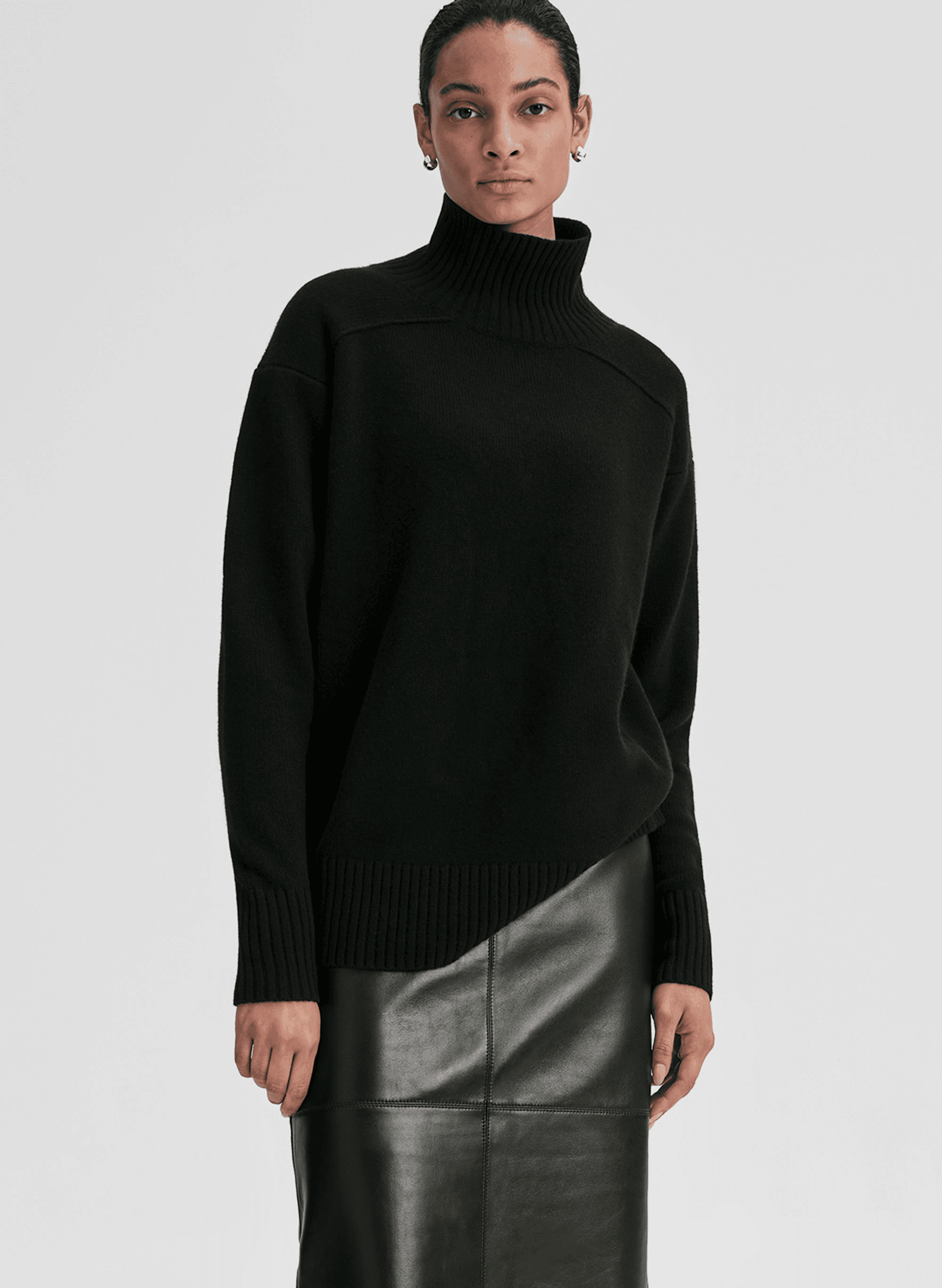 Archie Cashmere Turtleneck Sweater - Image 1