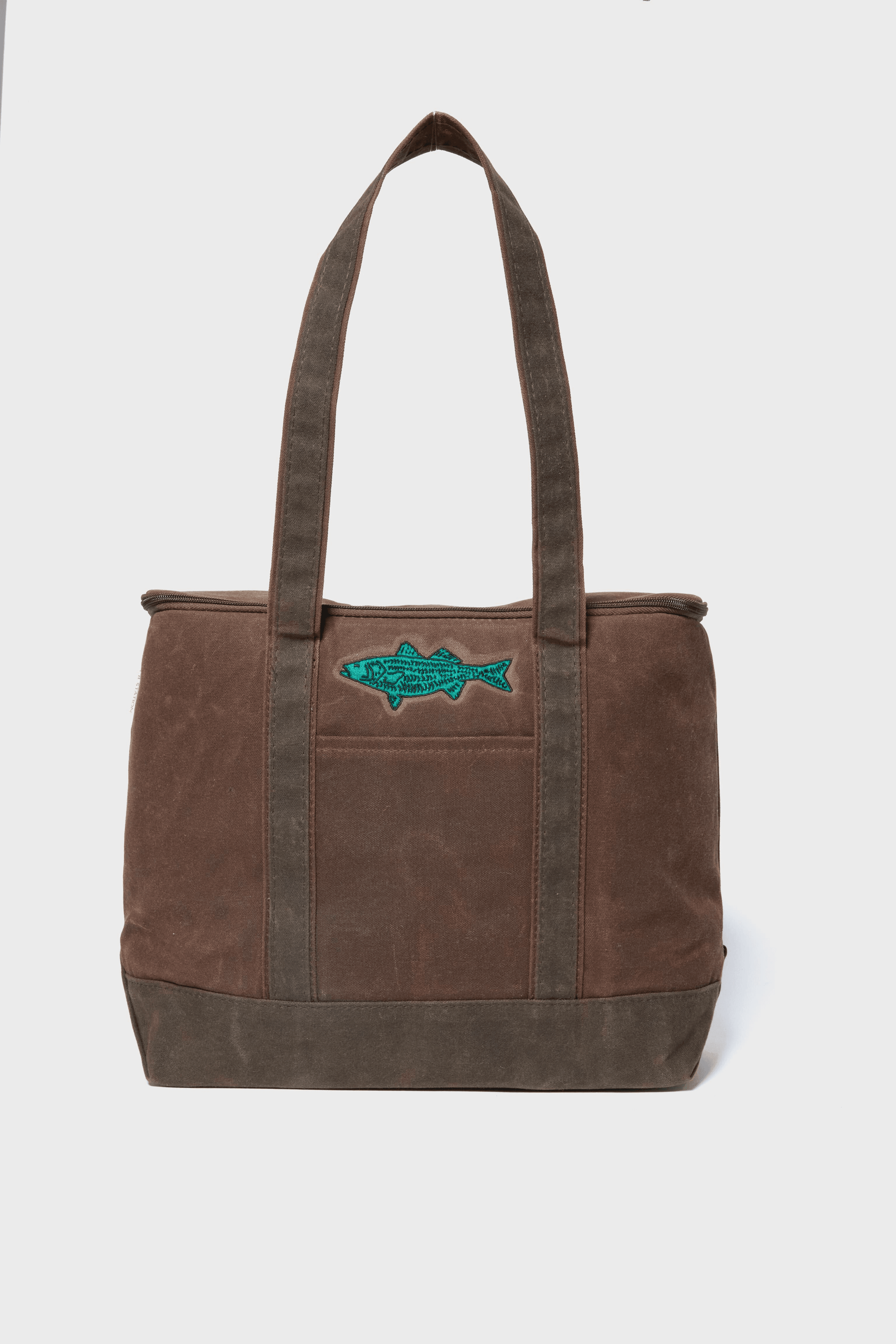 Gone Fishin' Waxed Large Cooler - Image 1