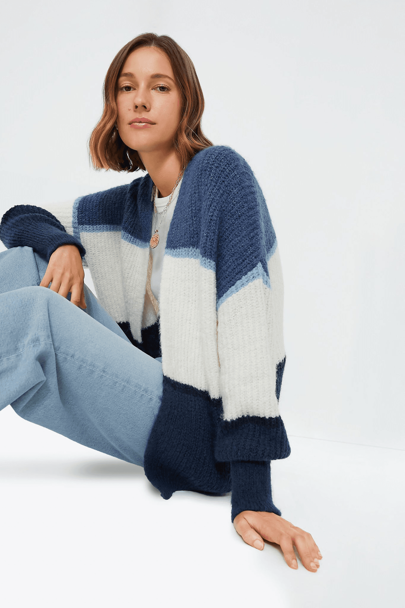 Jones Stripe Cardigan - Image 1