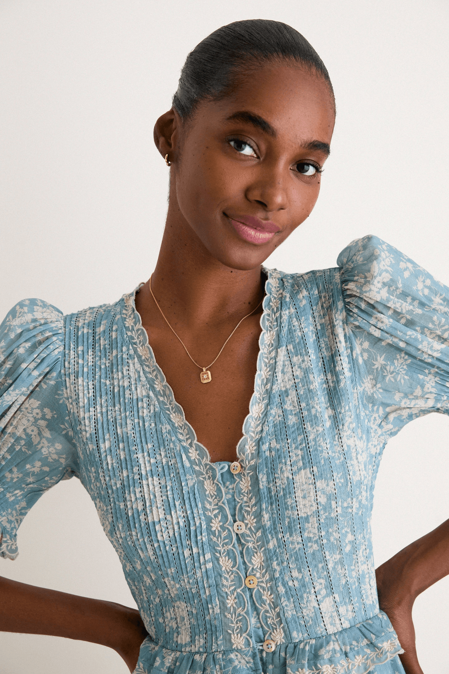 Kirsten Print Long Dress - Image 1