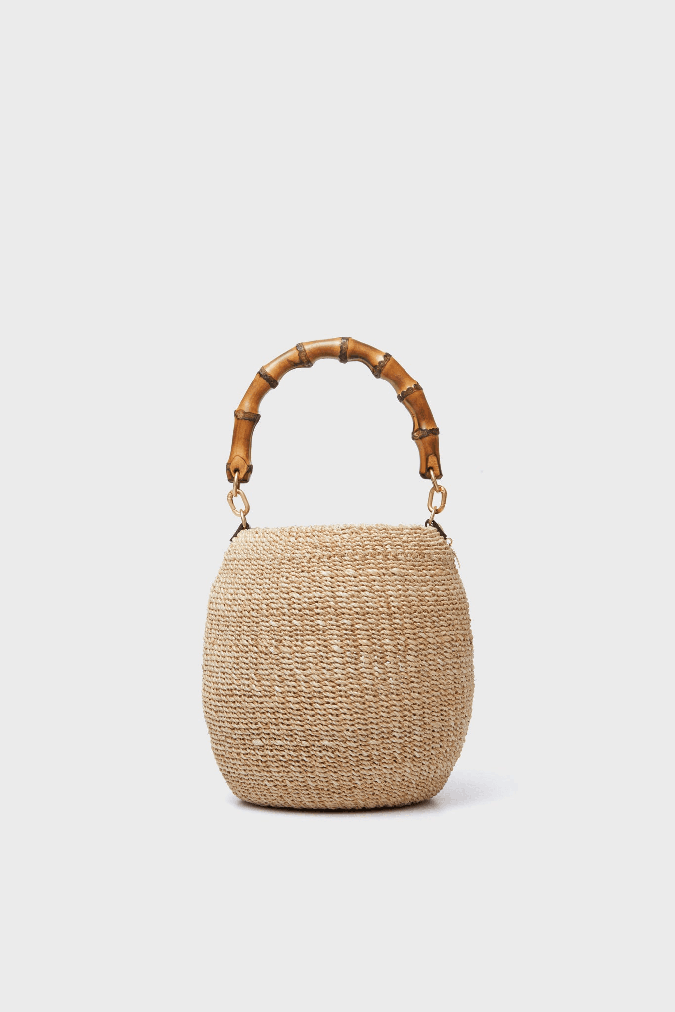 Pot De Miel Bag with Bamboo Handle - Image 1