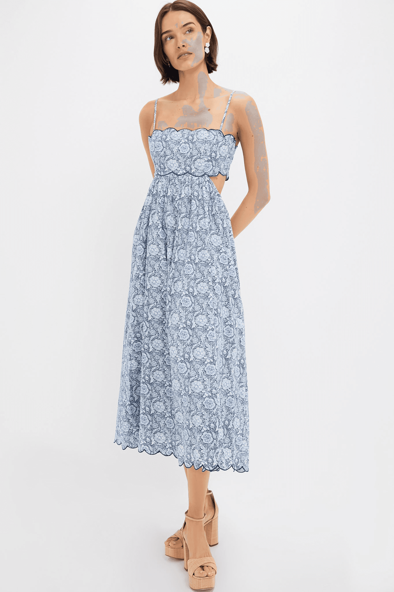 Estelle Scalloped Dress - Image 1