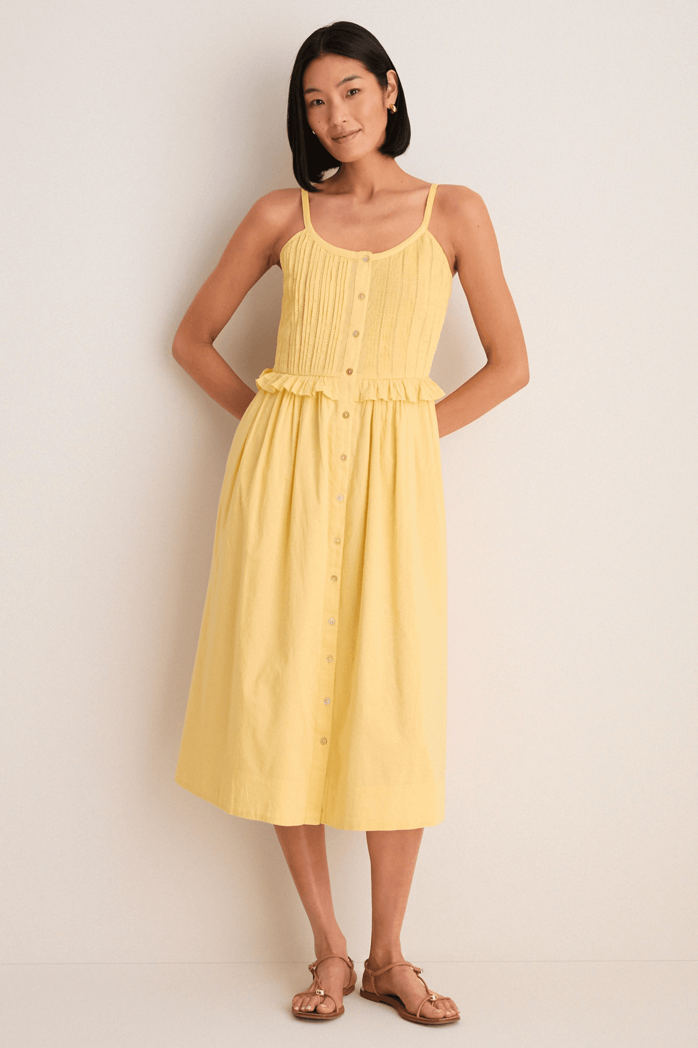 Alberte Solid Tank Dress - Image 1