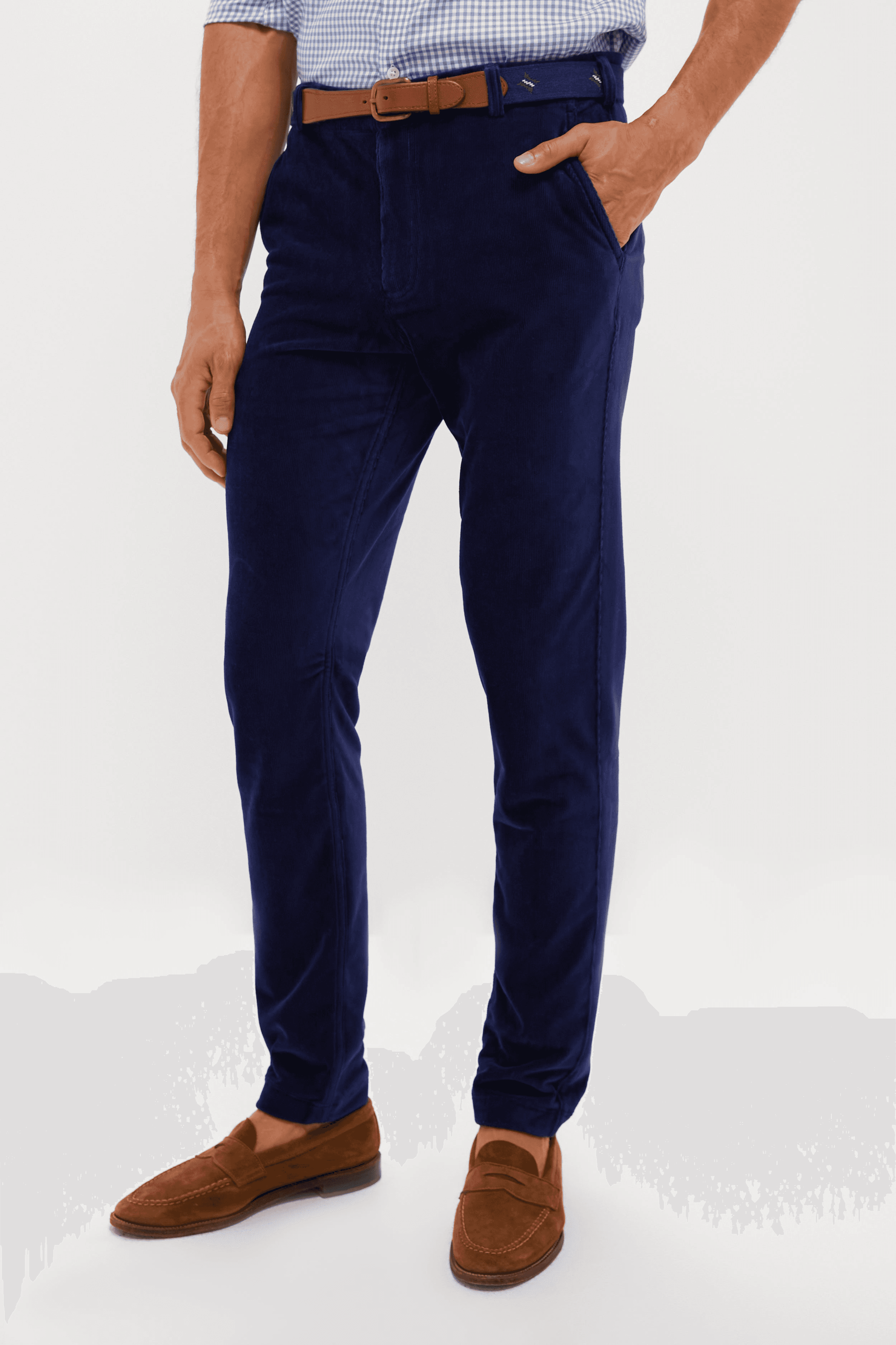Collins Corduroy Pull-on Trouser (32" Inseam) - Image 1