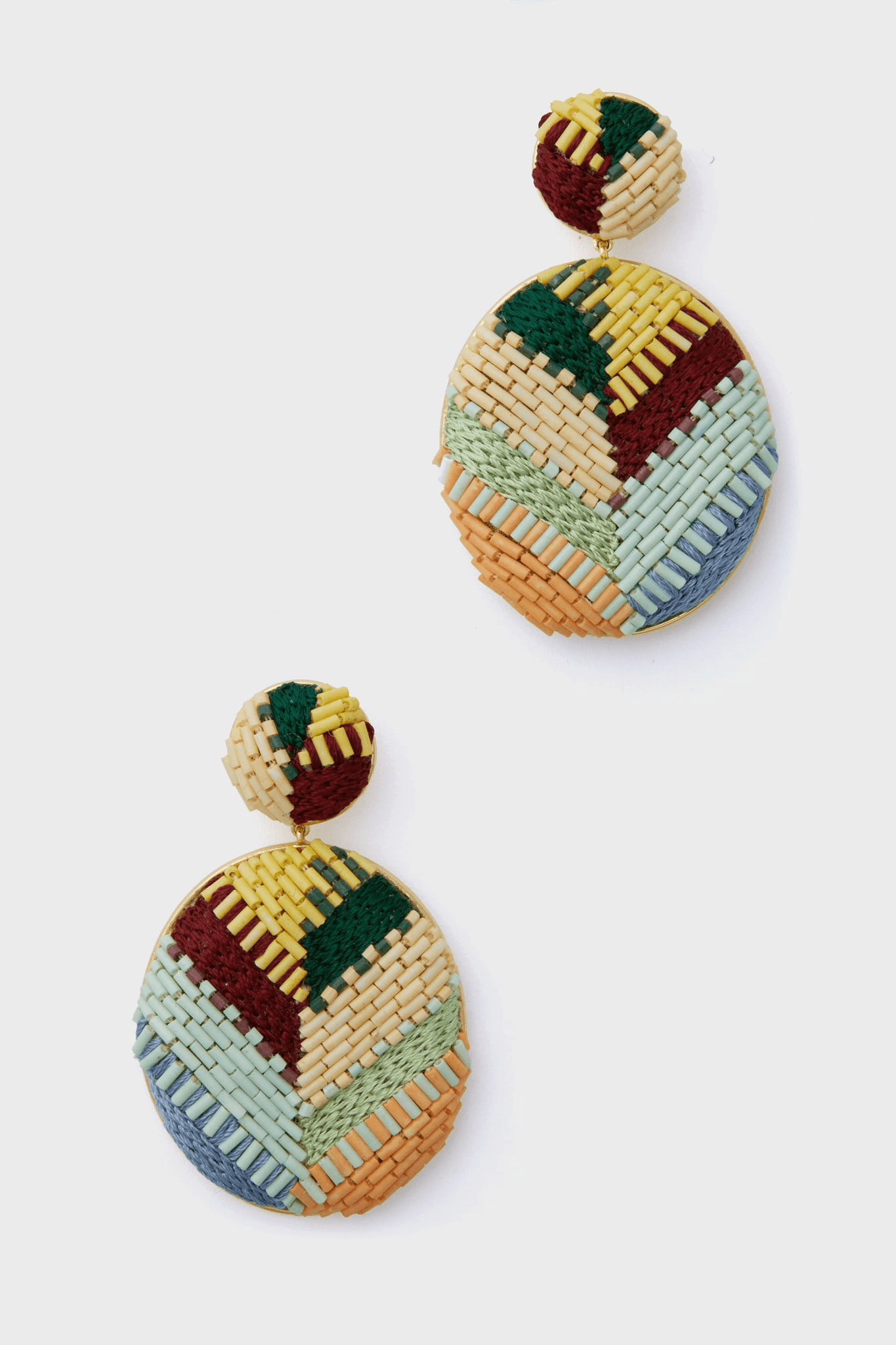 Maleek Double Drop Earrings - Image 1