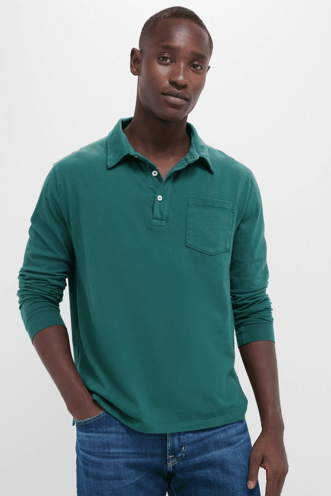 Long Sleeve Hudson Polo - Image 1