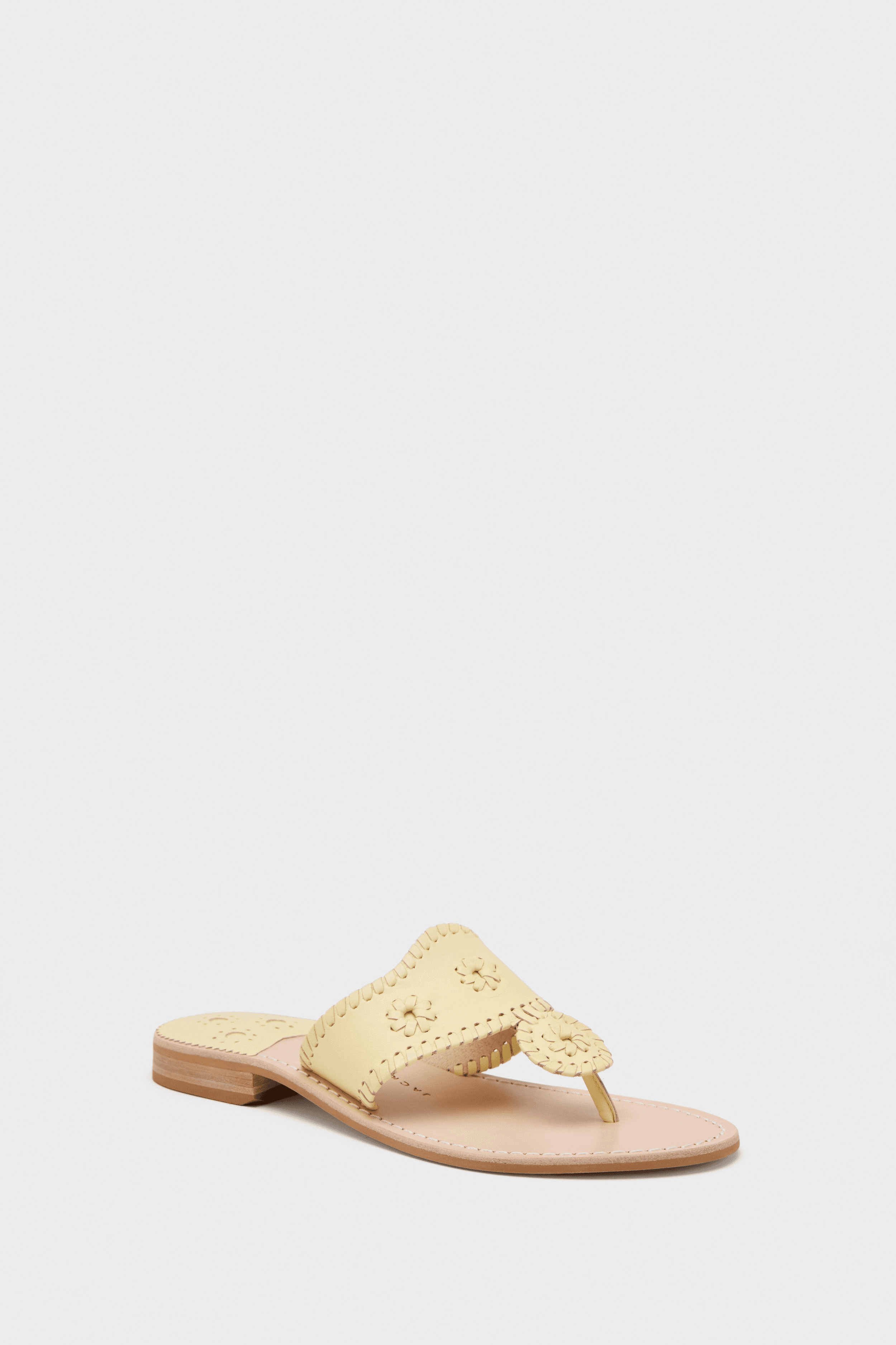 Jacks Flat Nappa Sandals - Image 1