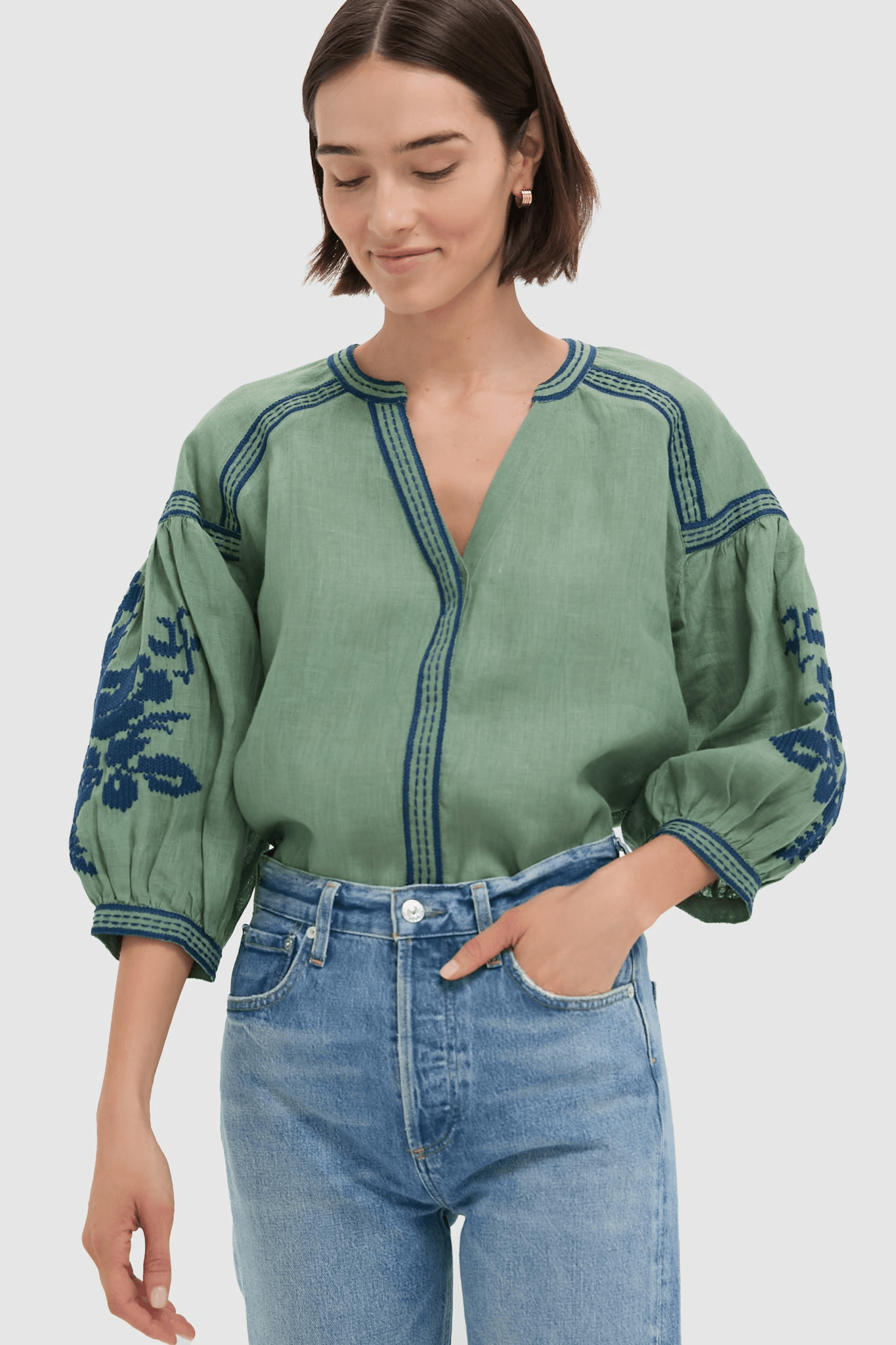 Linen Blouse - Image 1