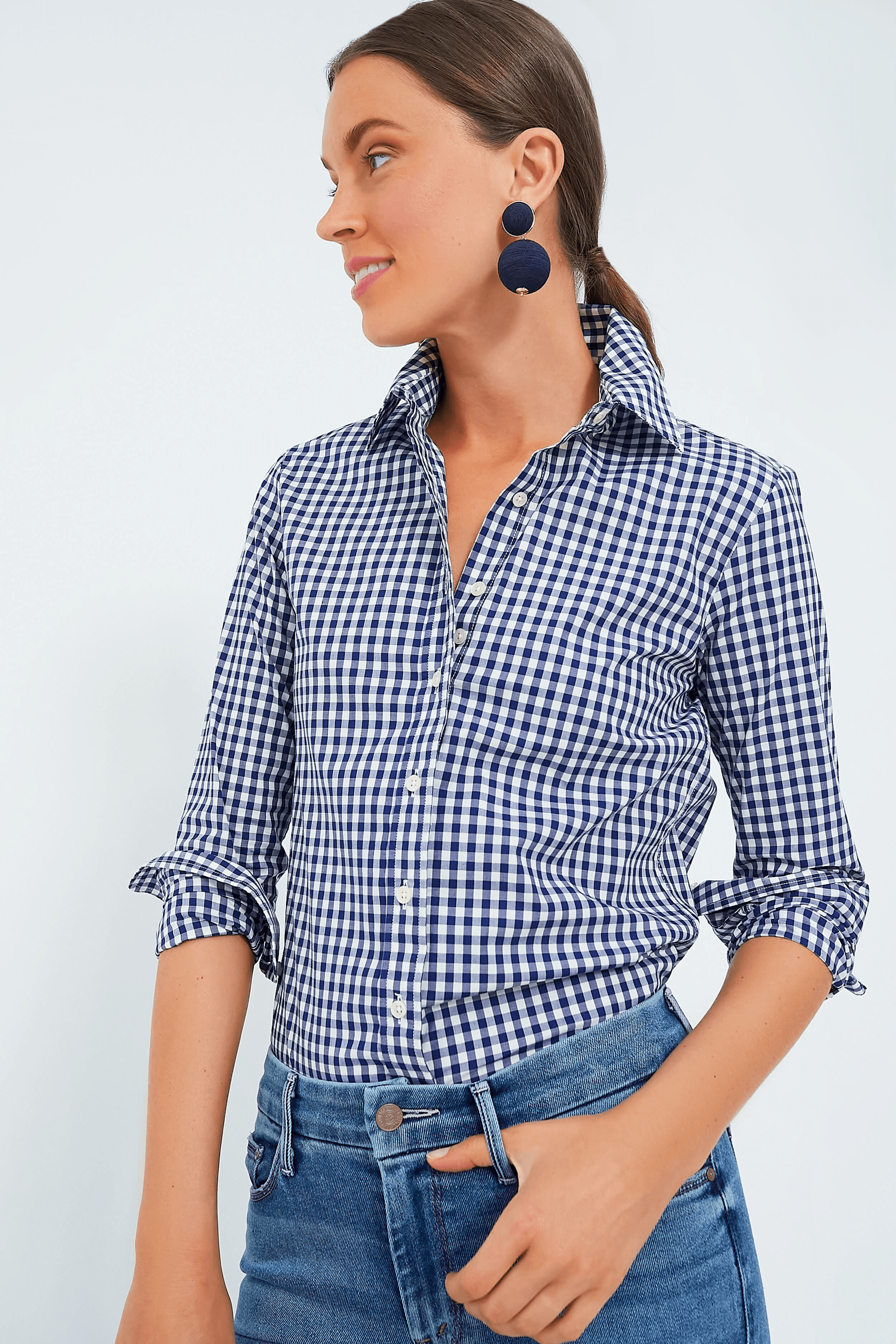 Large Check Long Sleeve Icon Shirt - Image 1