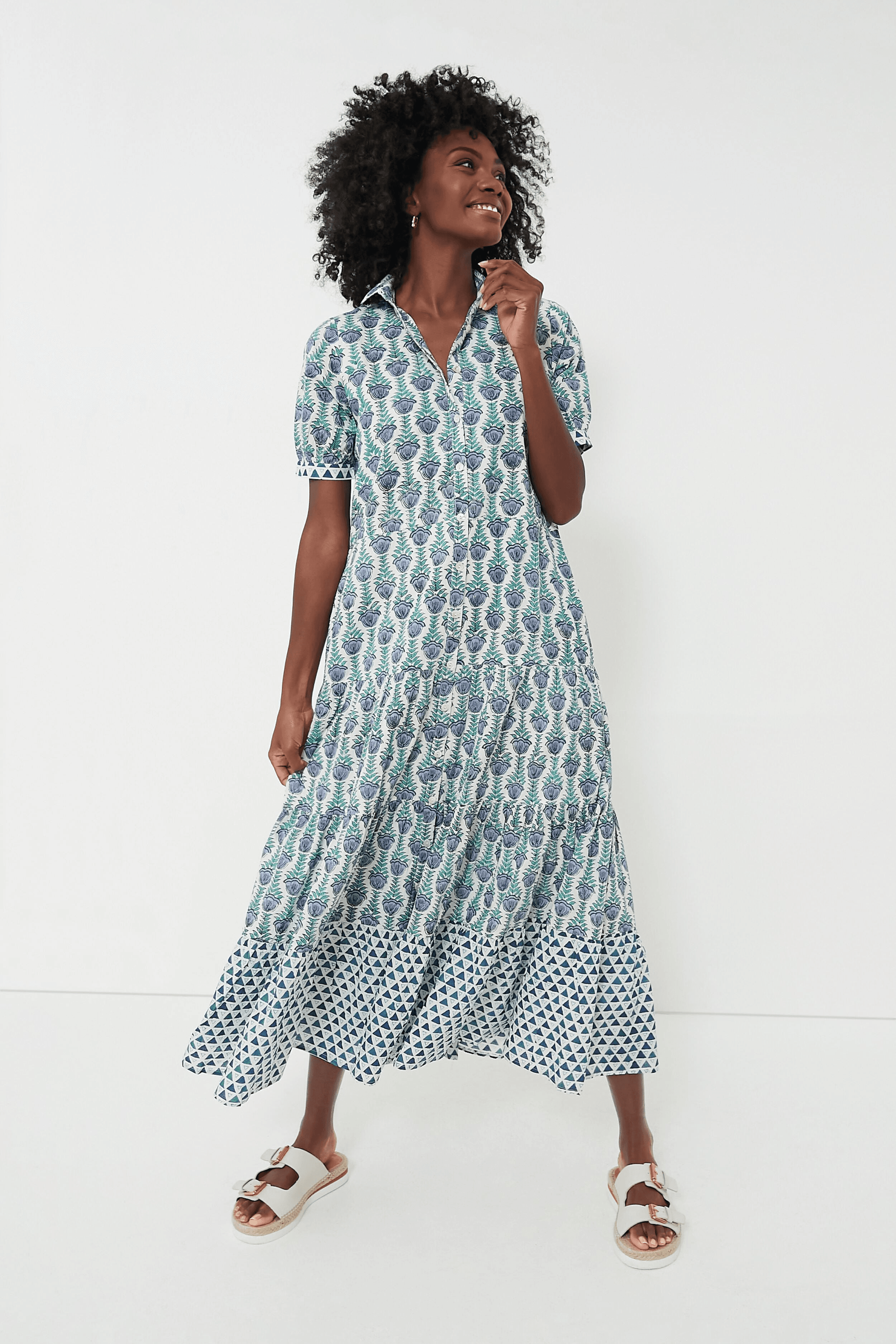 Short Sleeve Maxi Dress - Image 1