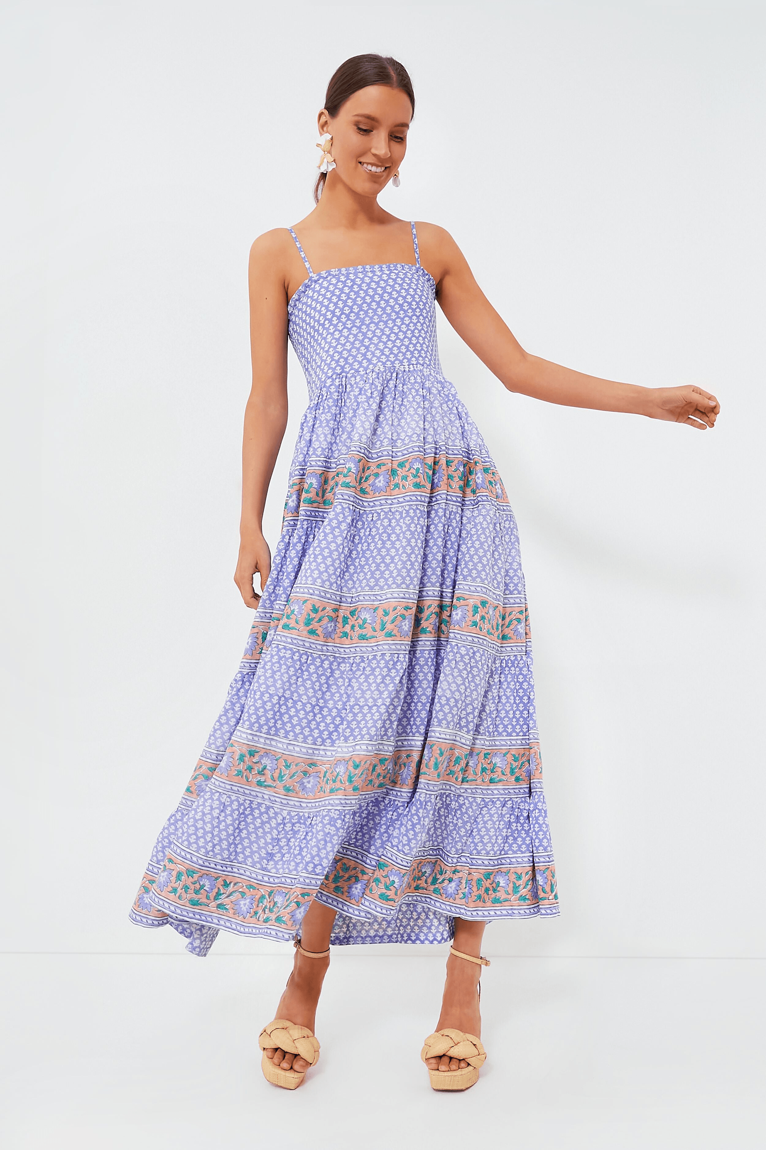 Smocked Back Maxi Dress - Image 1