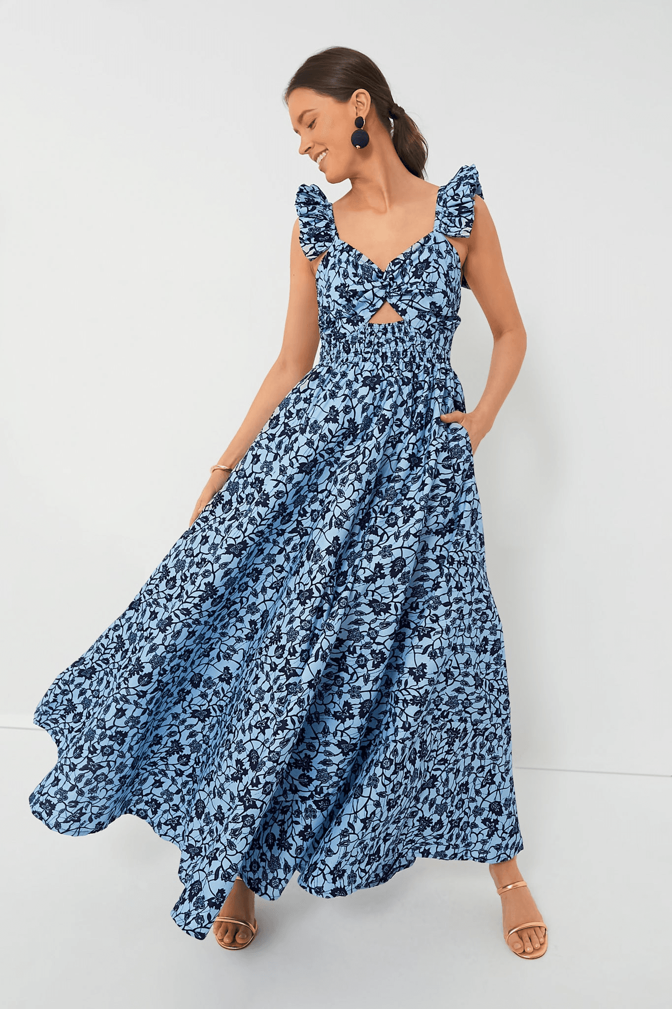 Exclusive Blue Ibukun Dress - Image 1