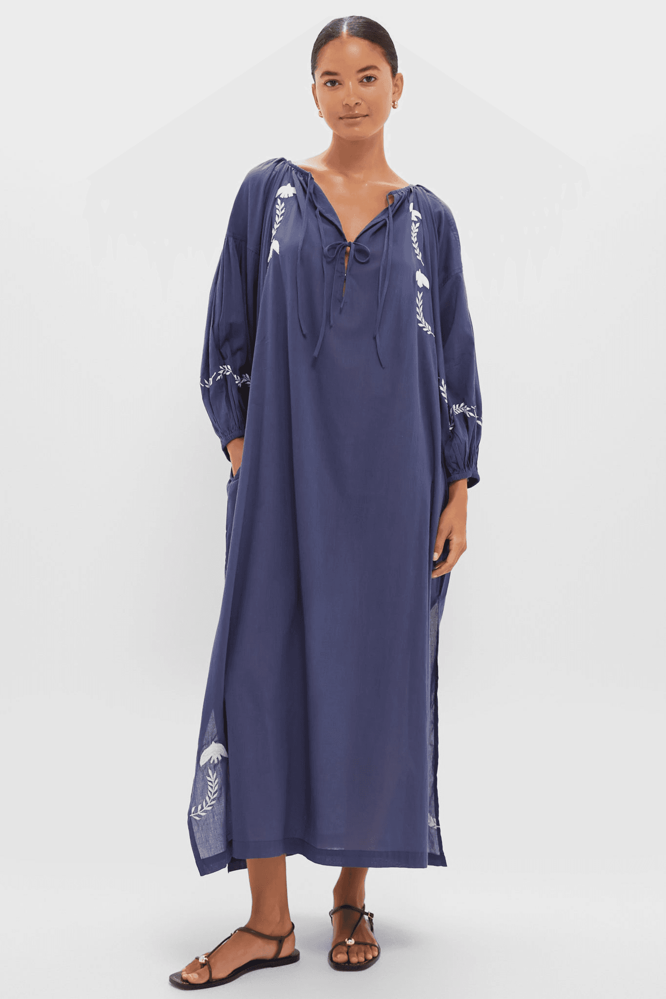 Folk Maxi Dress - Image 1
