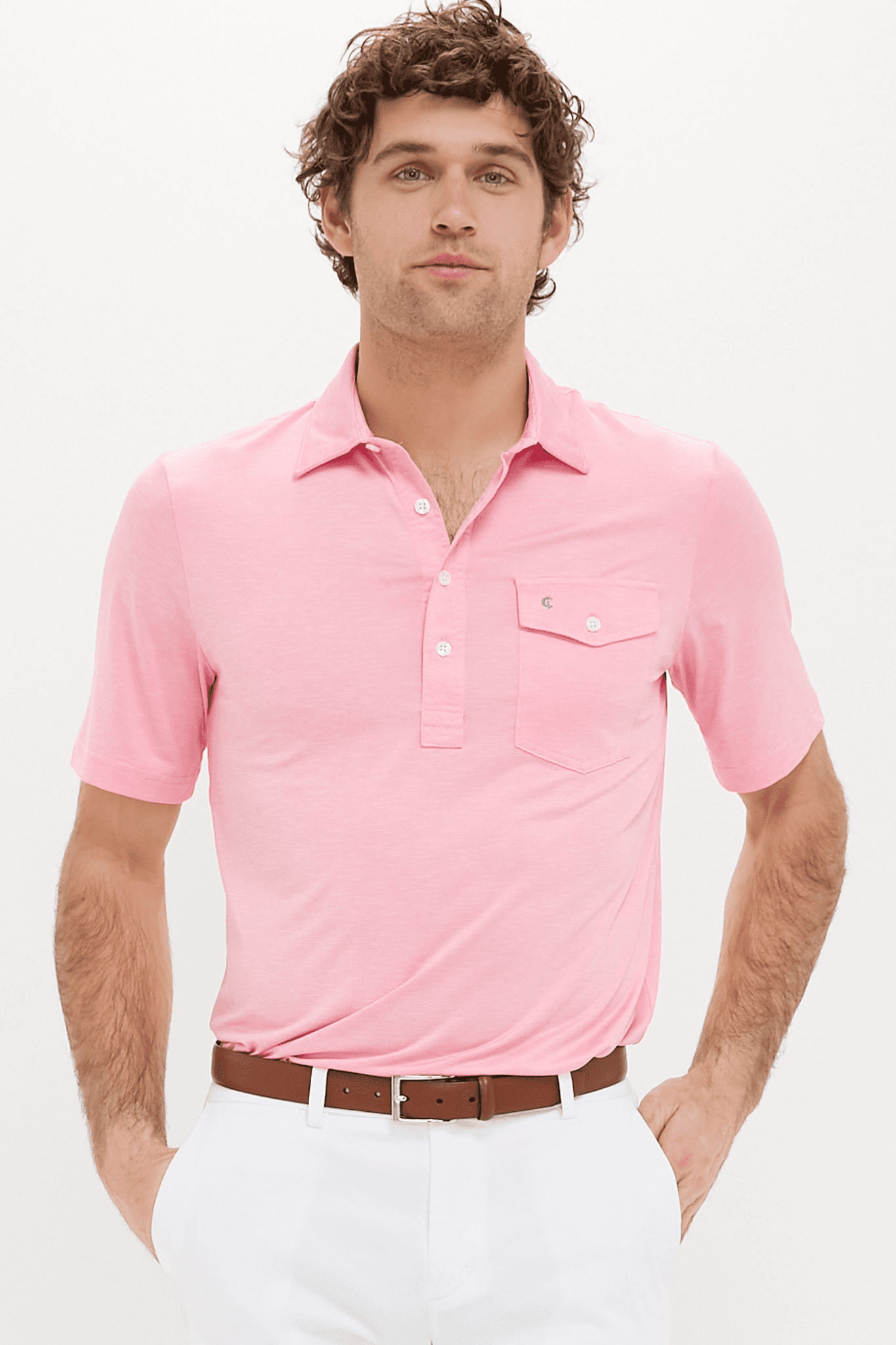 Heather Performance Sport Players Shirt - Image 1