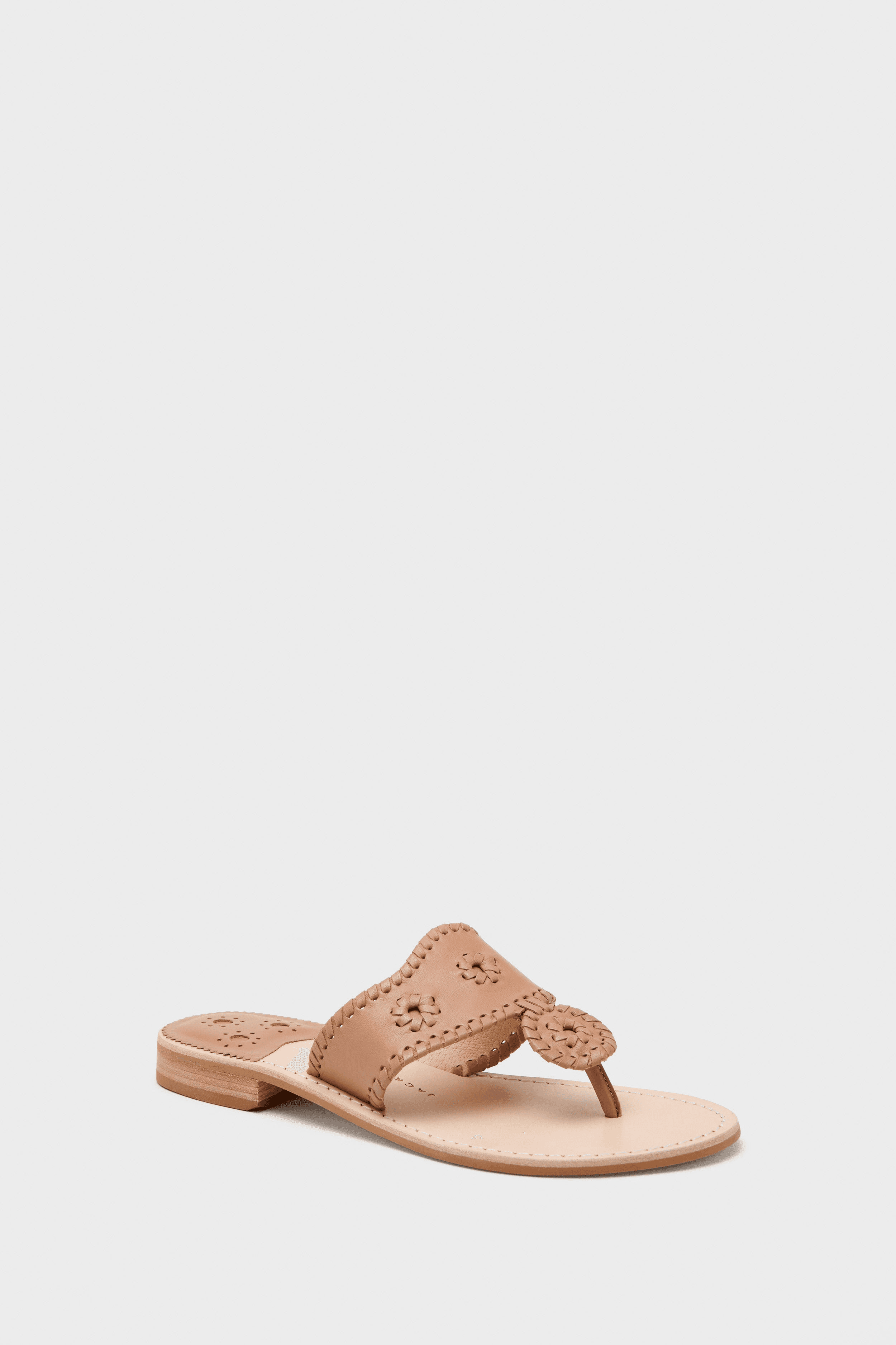 Cafe Au Lait Jacks Flat Sandals - Image 1
