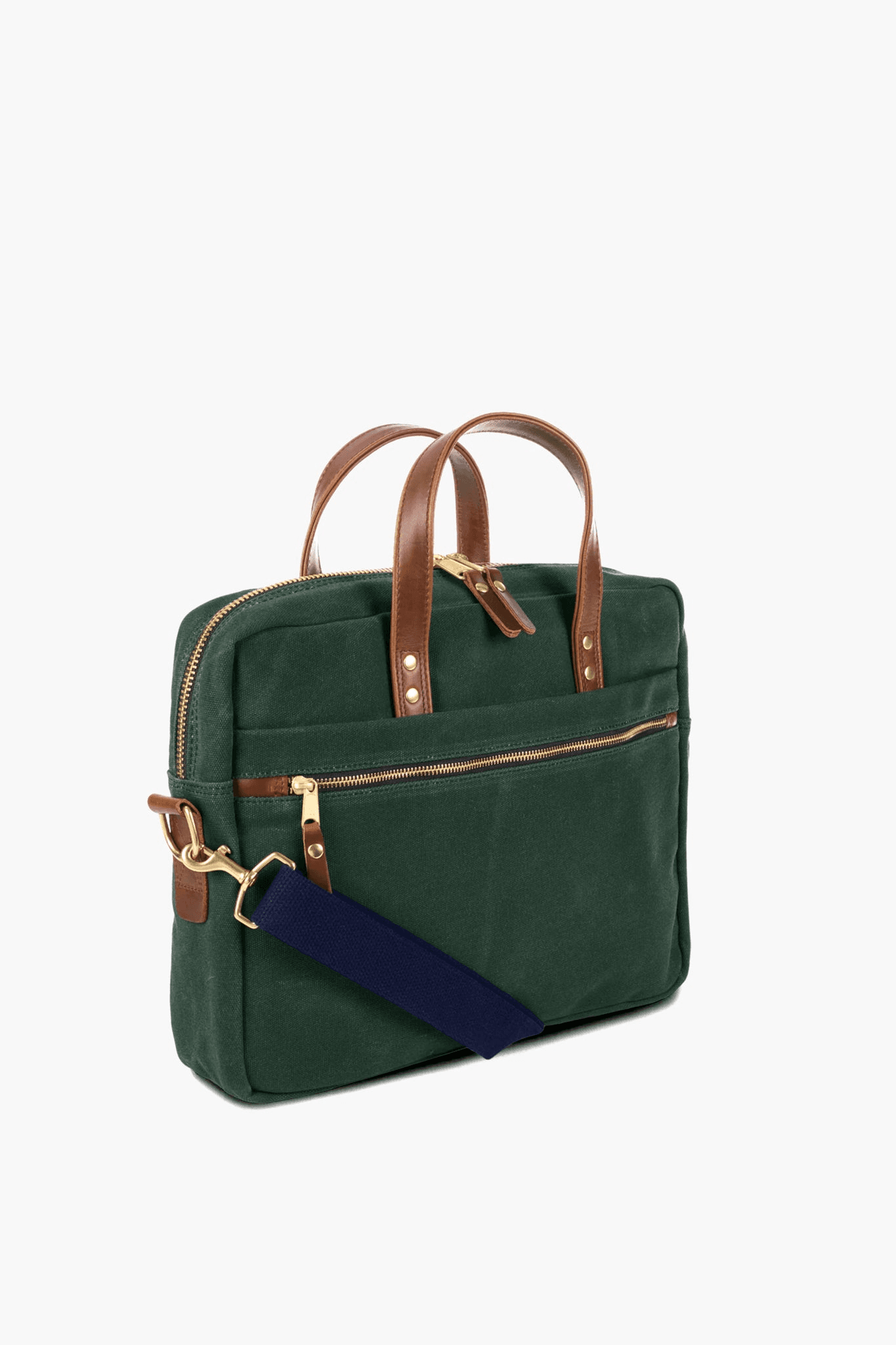 Waxed Canvas Laptop Bag - Image 1