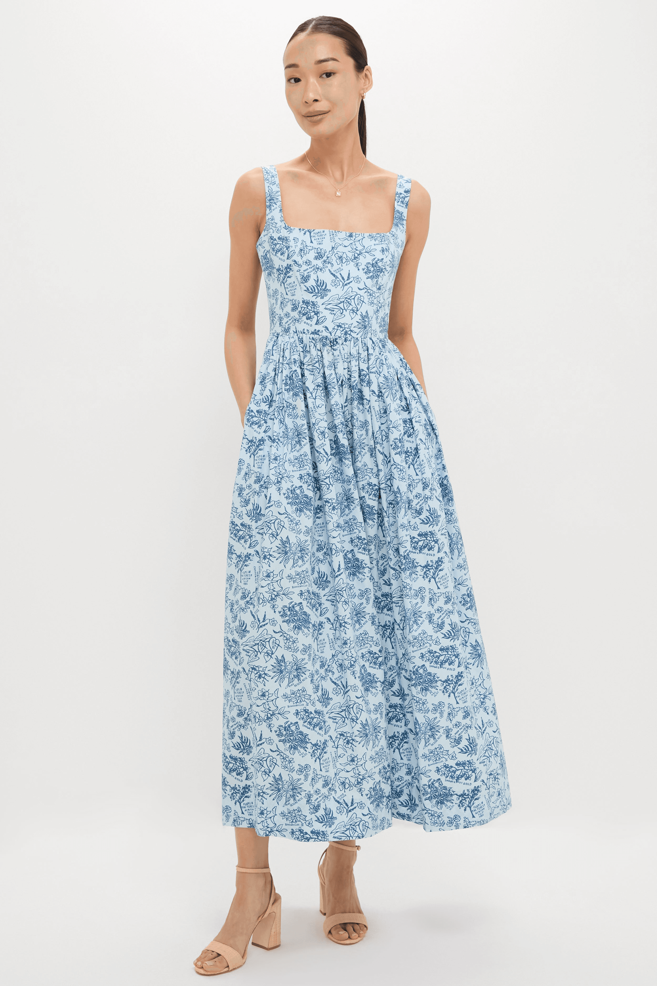 Scoop Neck Maxi Dress - Image 1