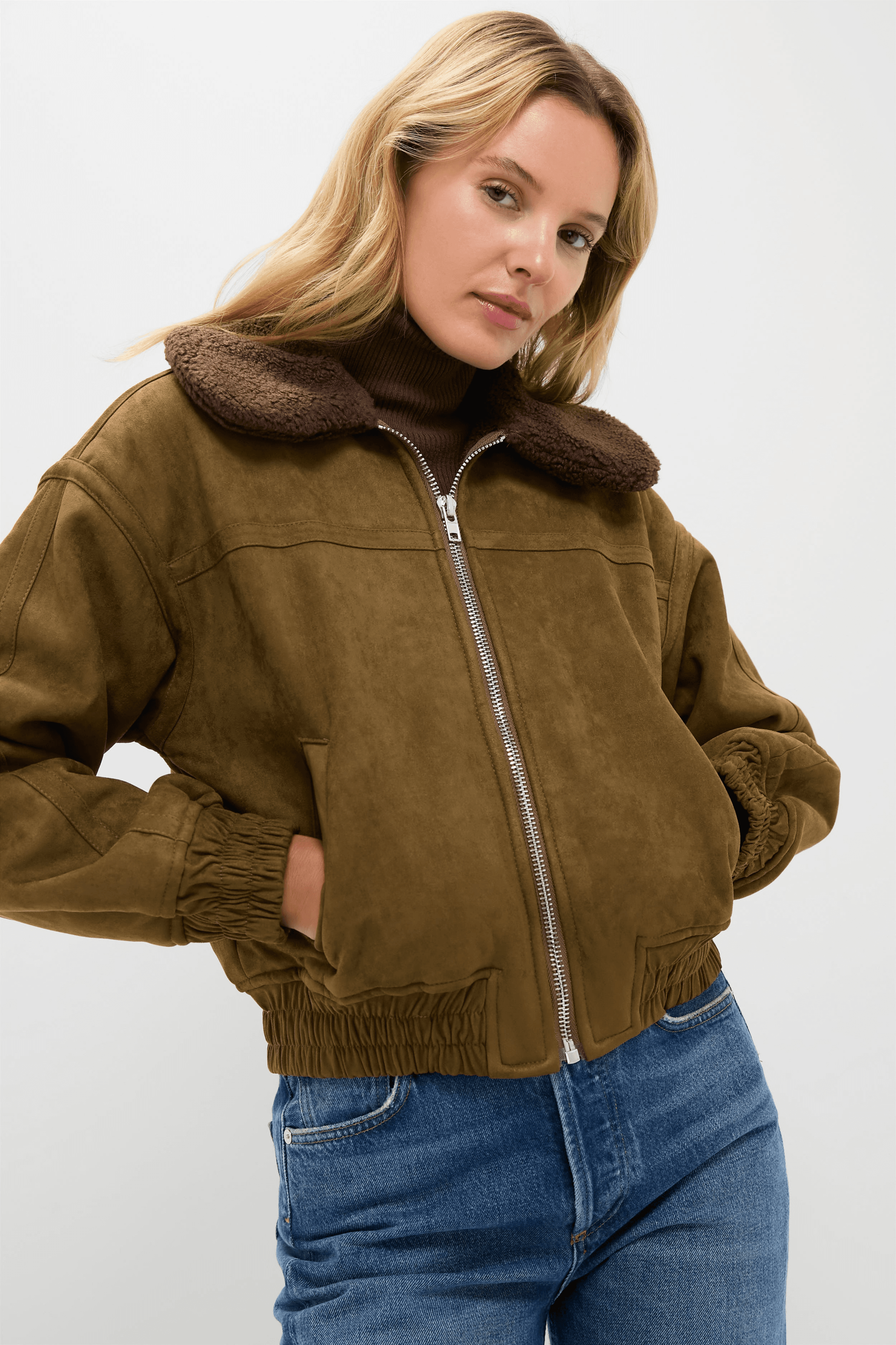 Fur Collar Coat - Image 1