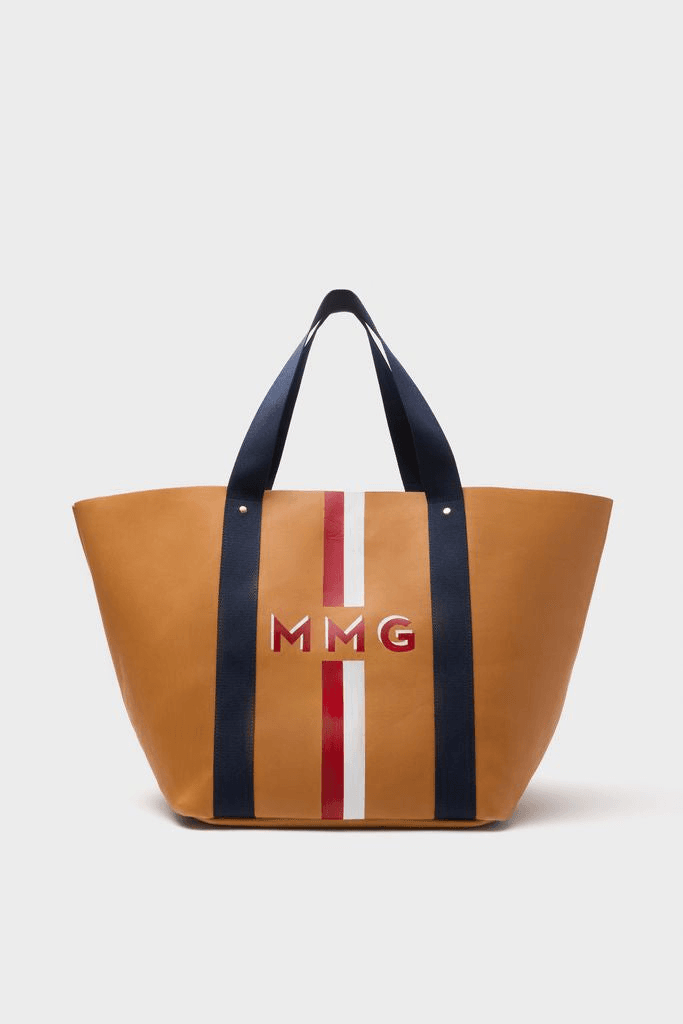 Big Daddy Tote with Red Monogram - Image 1