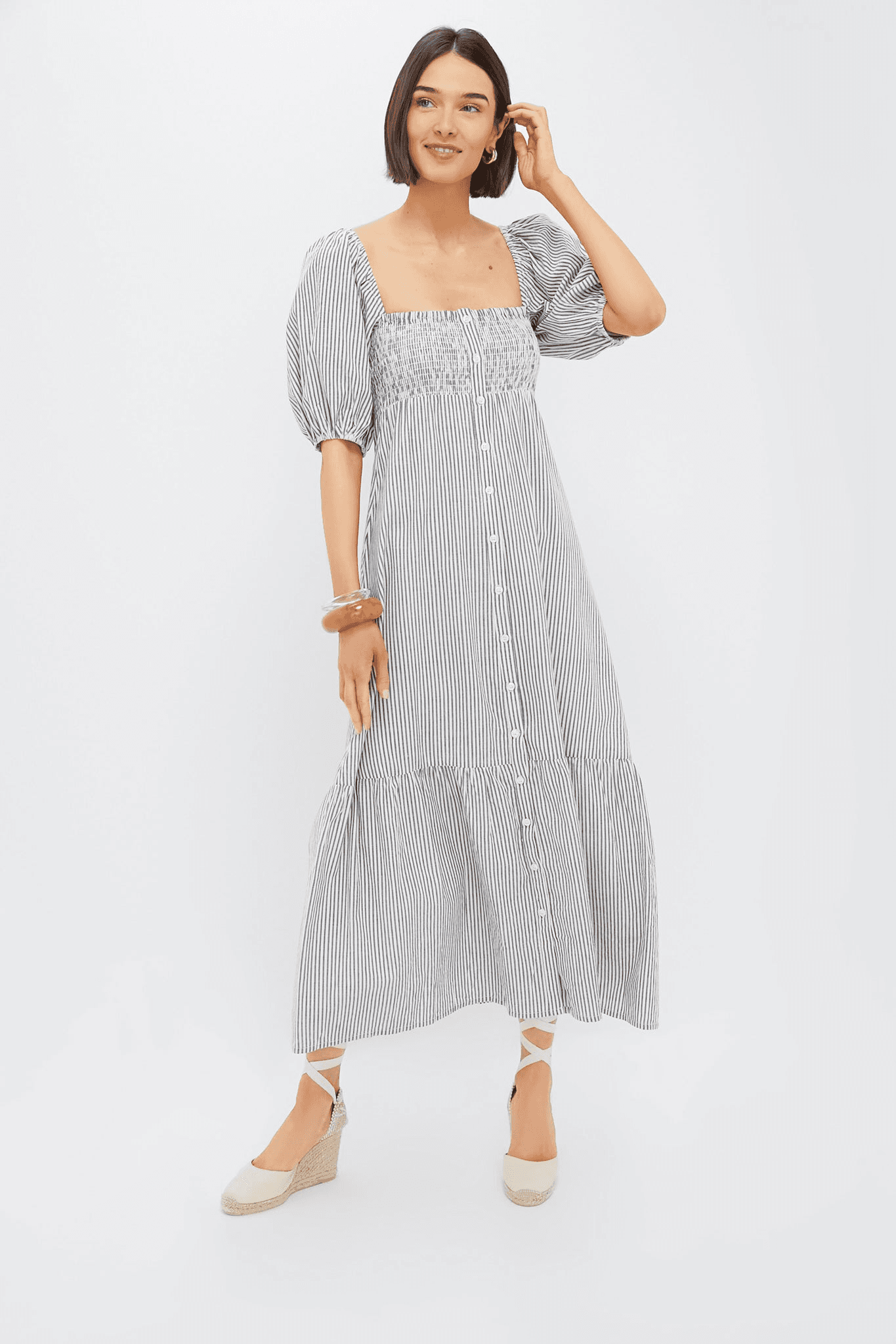 Santiago 3 Shortsleeve Maxi Dress - Image 1