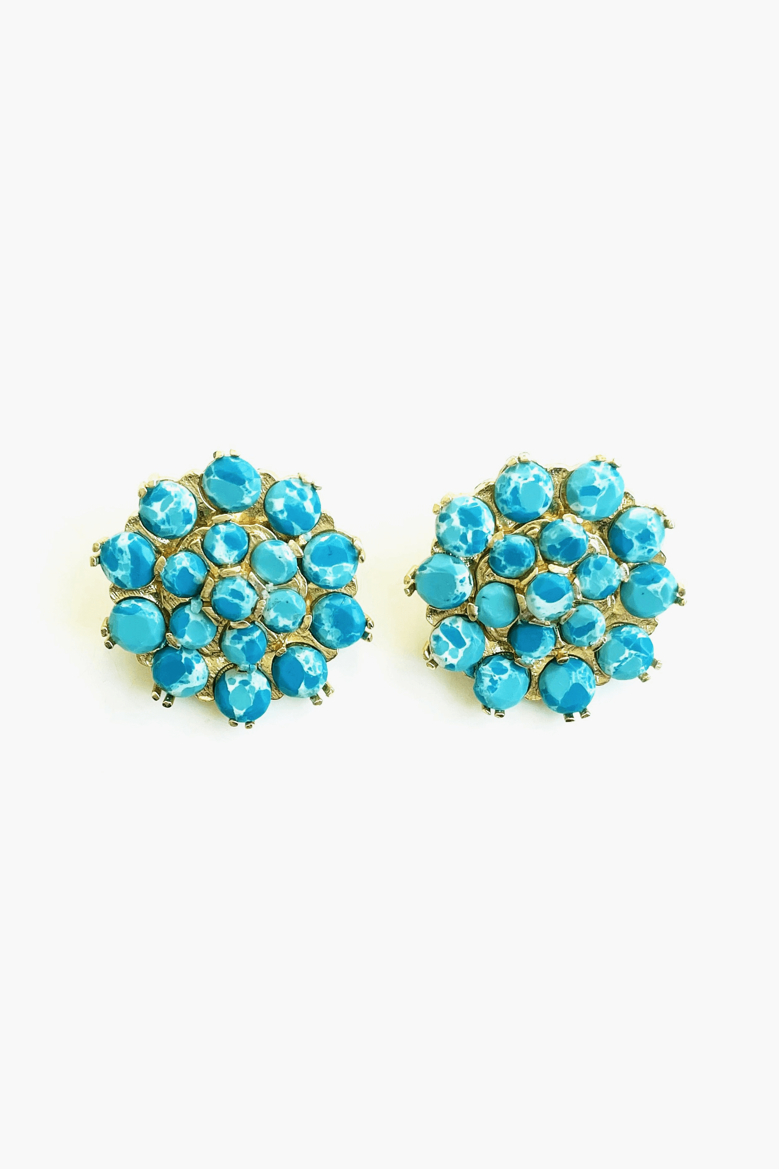 Larimar Stone Earrings - Image 1