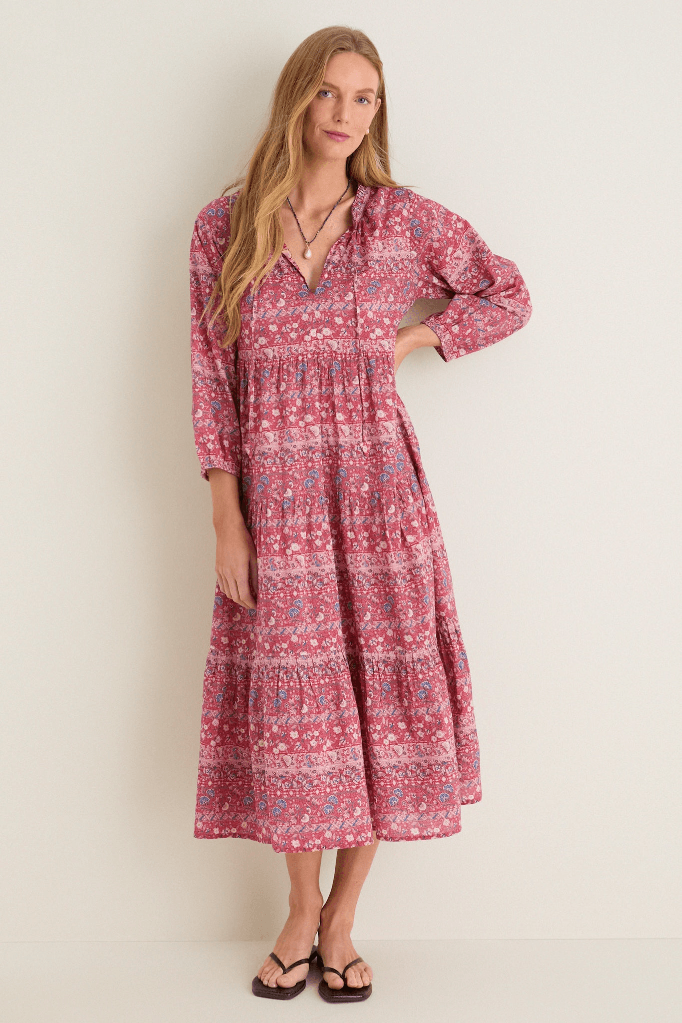 Long Sleeve Salty Paloma Caftan - Image 1