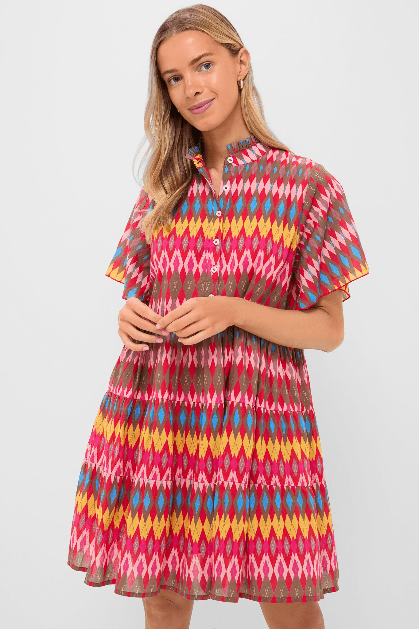 Exclusive Geraldine Red Vibeka Dress - Image 1