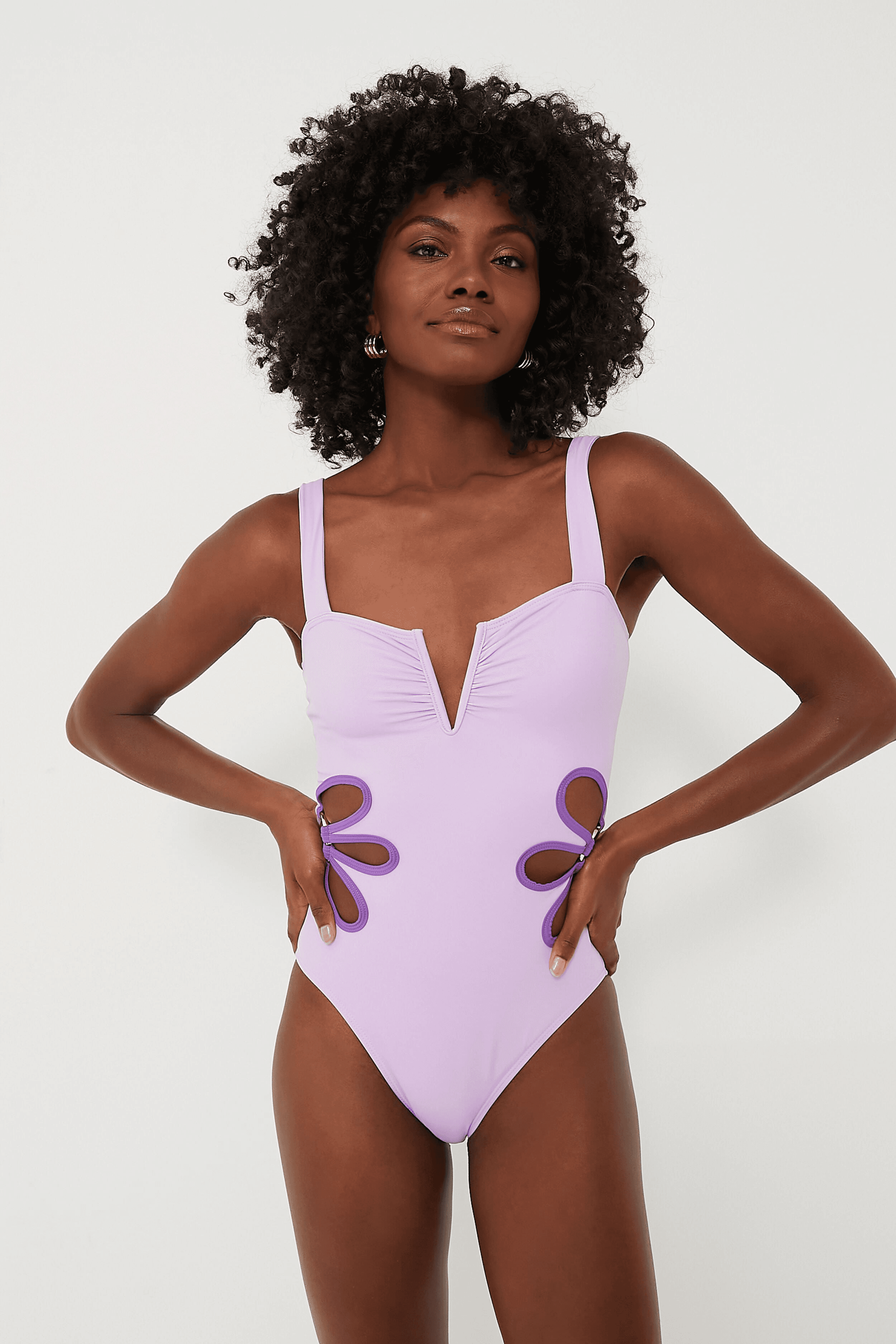 and Plum Flora One Piece - Image 1