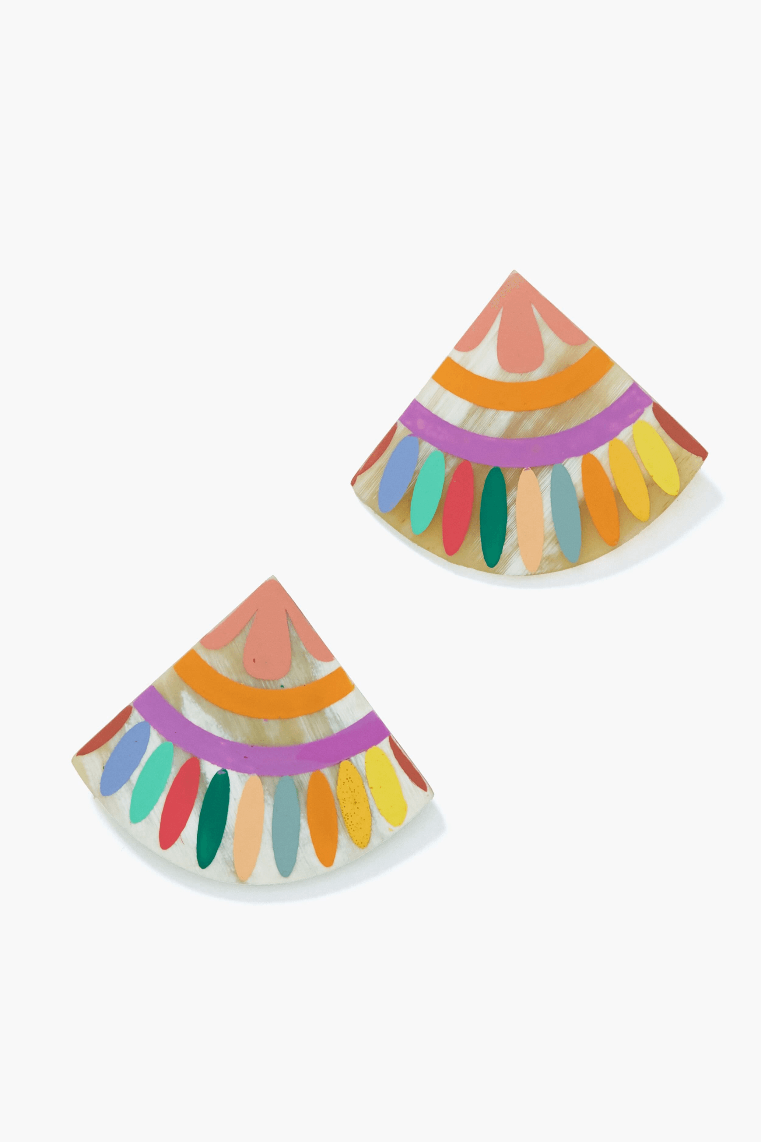 Tile Stud Earrings - Image 1