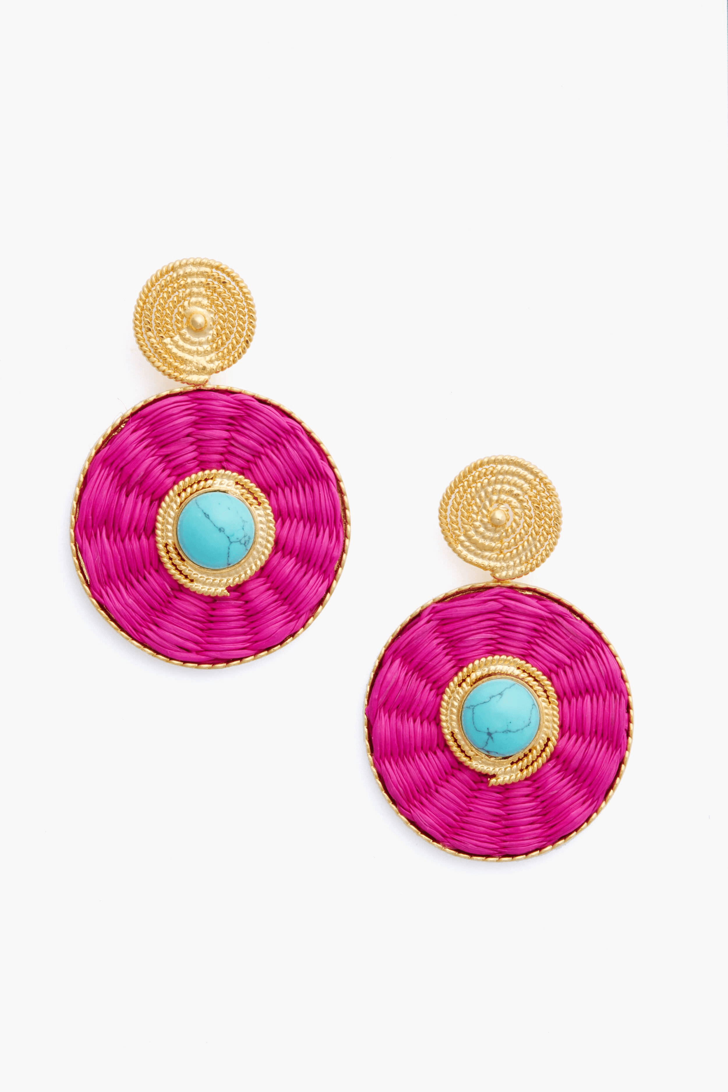 Iraca Lucky Eye Earrings - Image 1